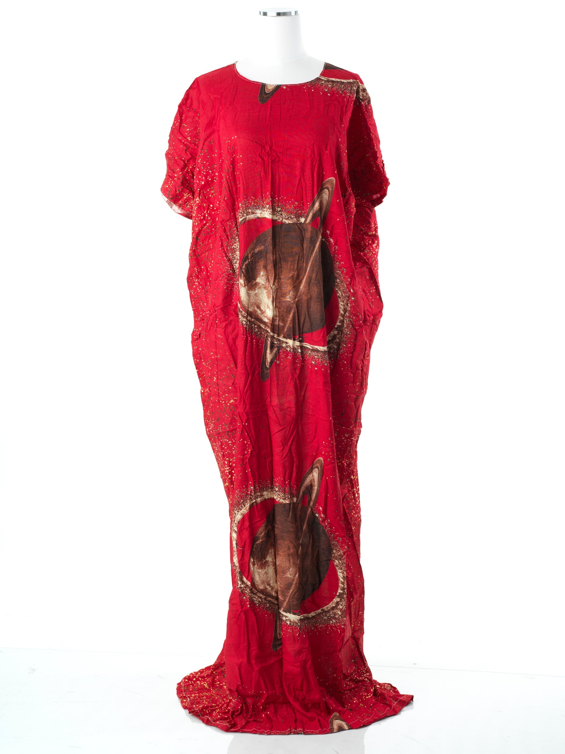 Saturn print bati dress Kabayare