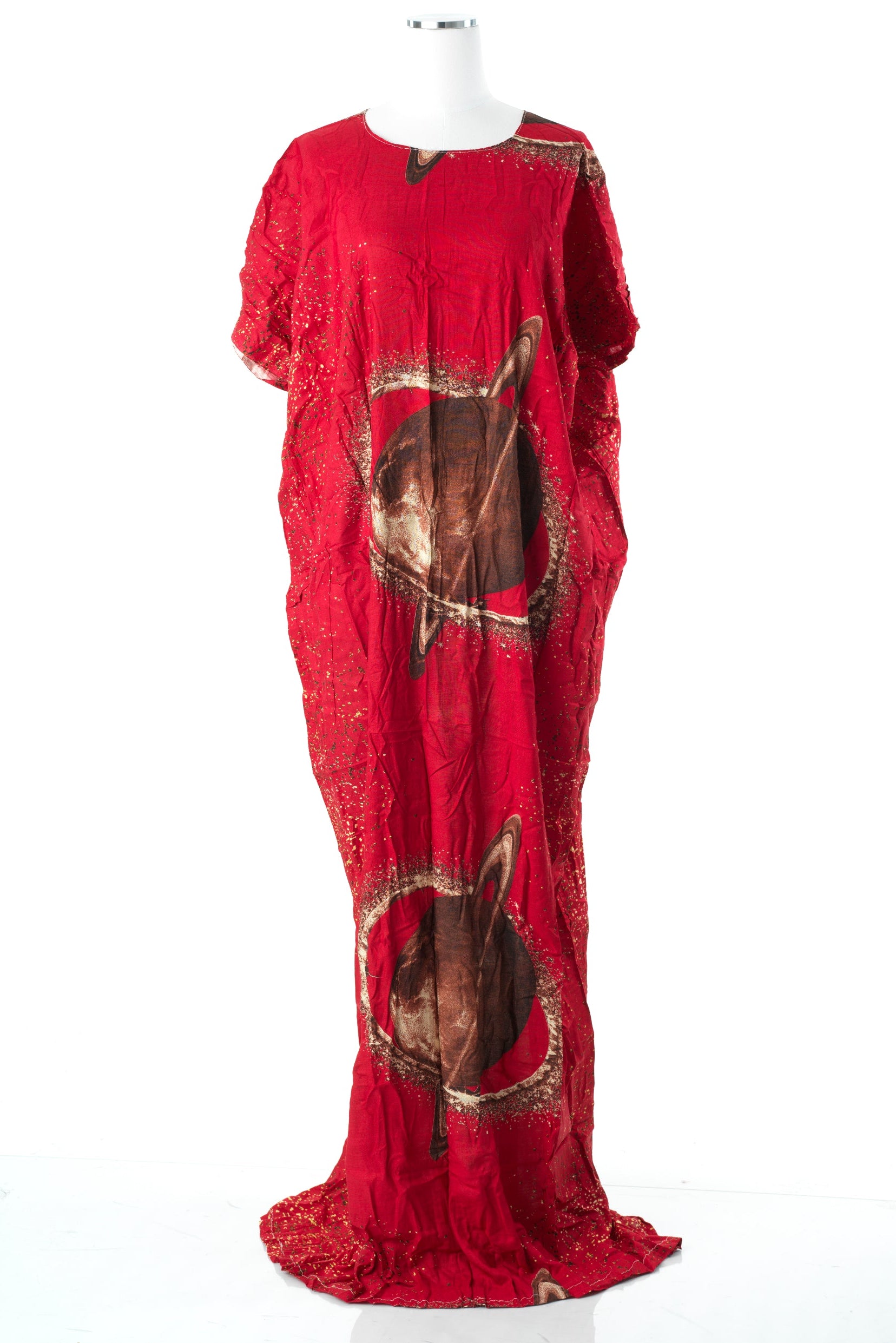 Saturn print bati dress Kabayare