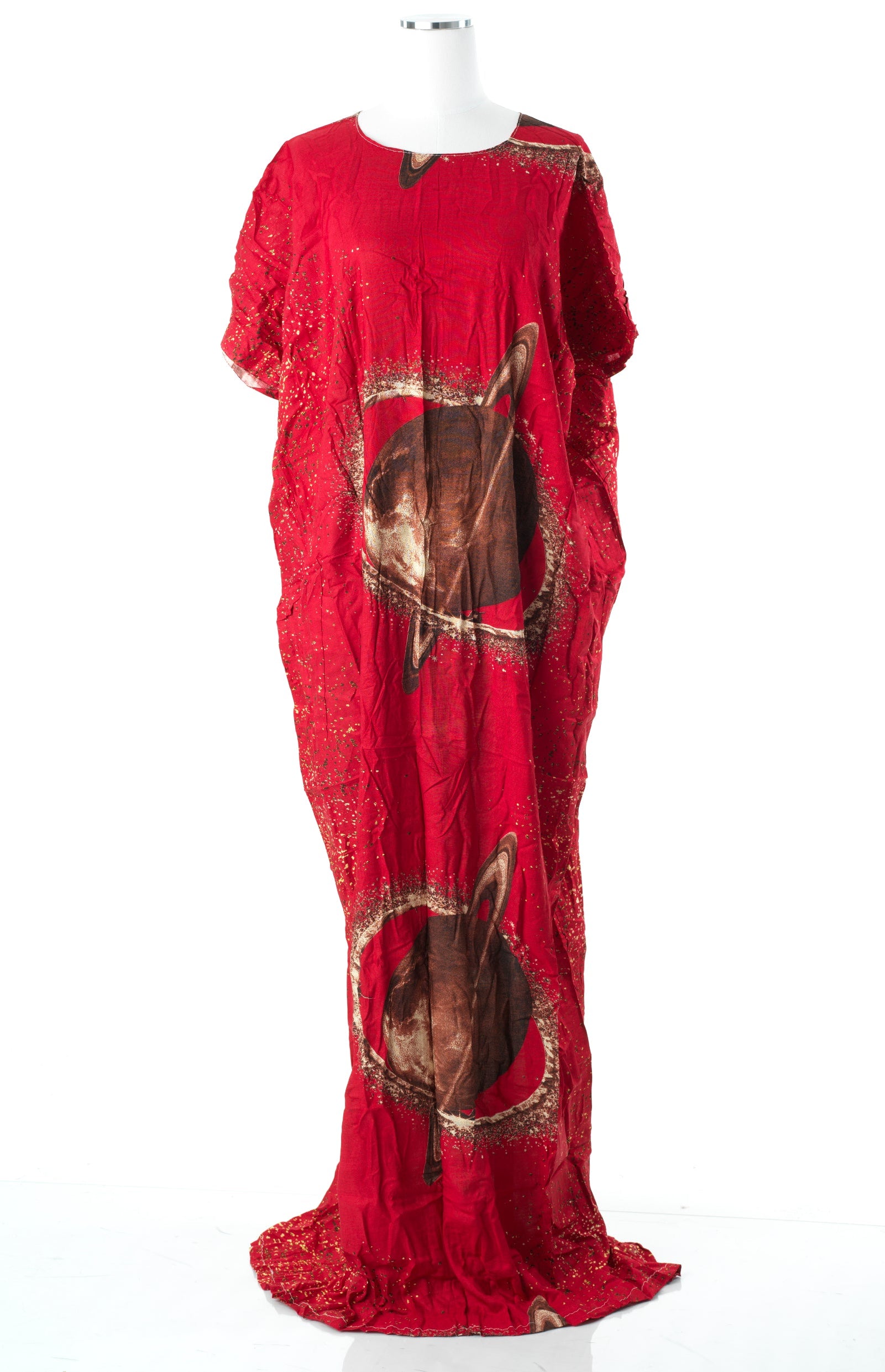 Saturn print bati dress Kabayare