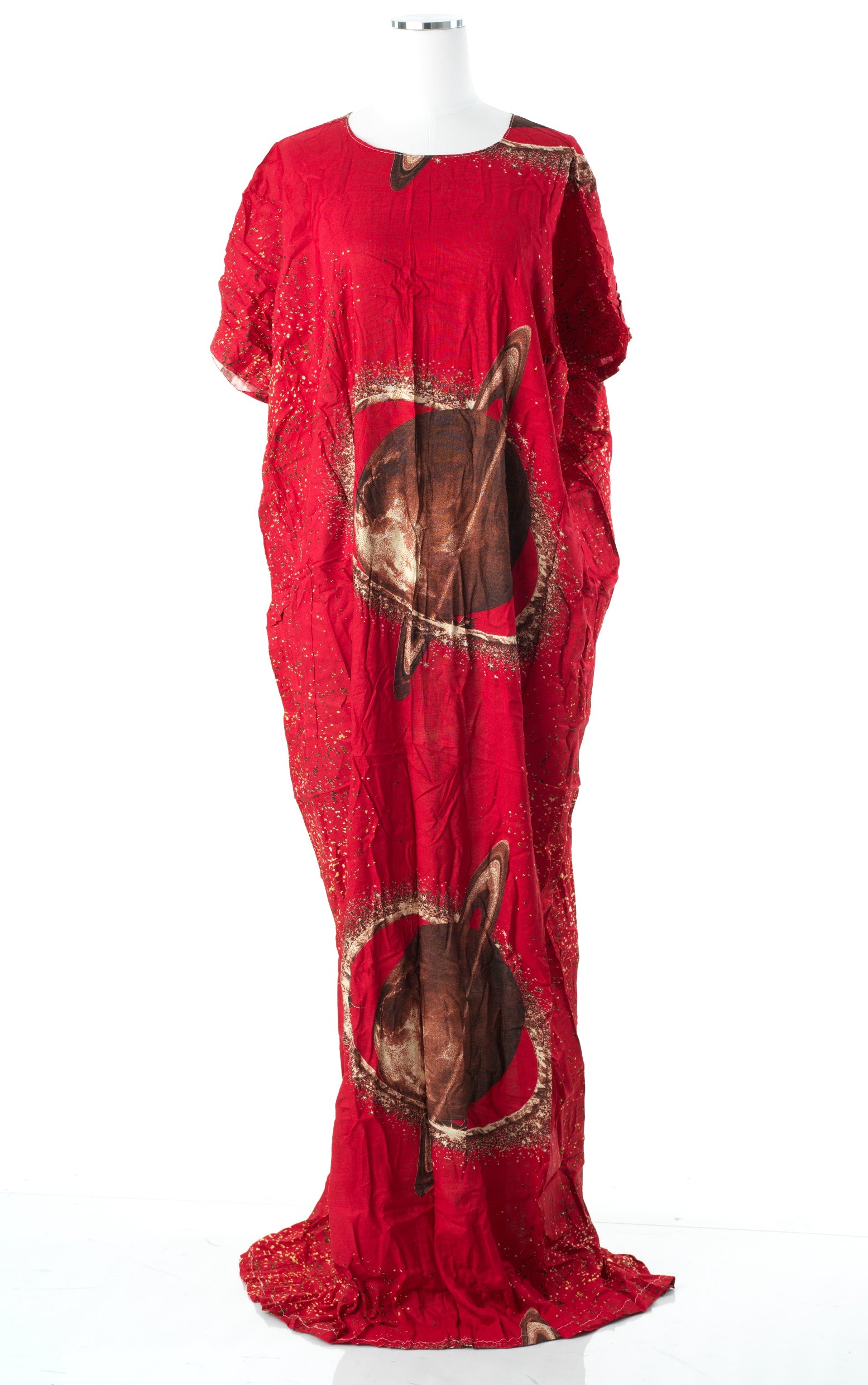 Saturn print bati dress Kabayare