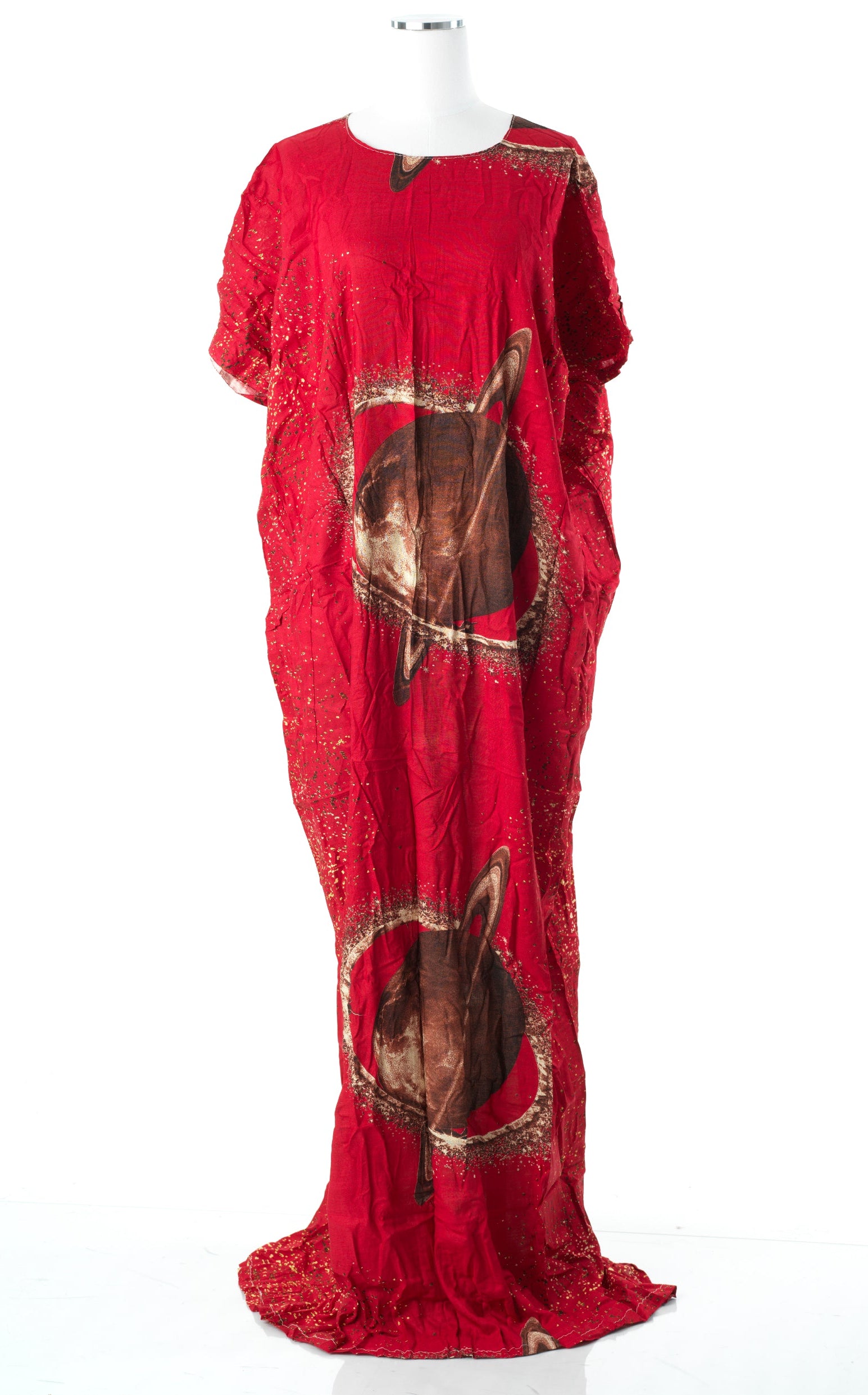 Saturn print bati dress Kabayare