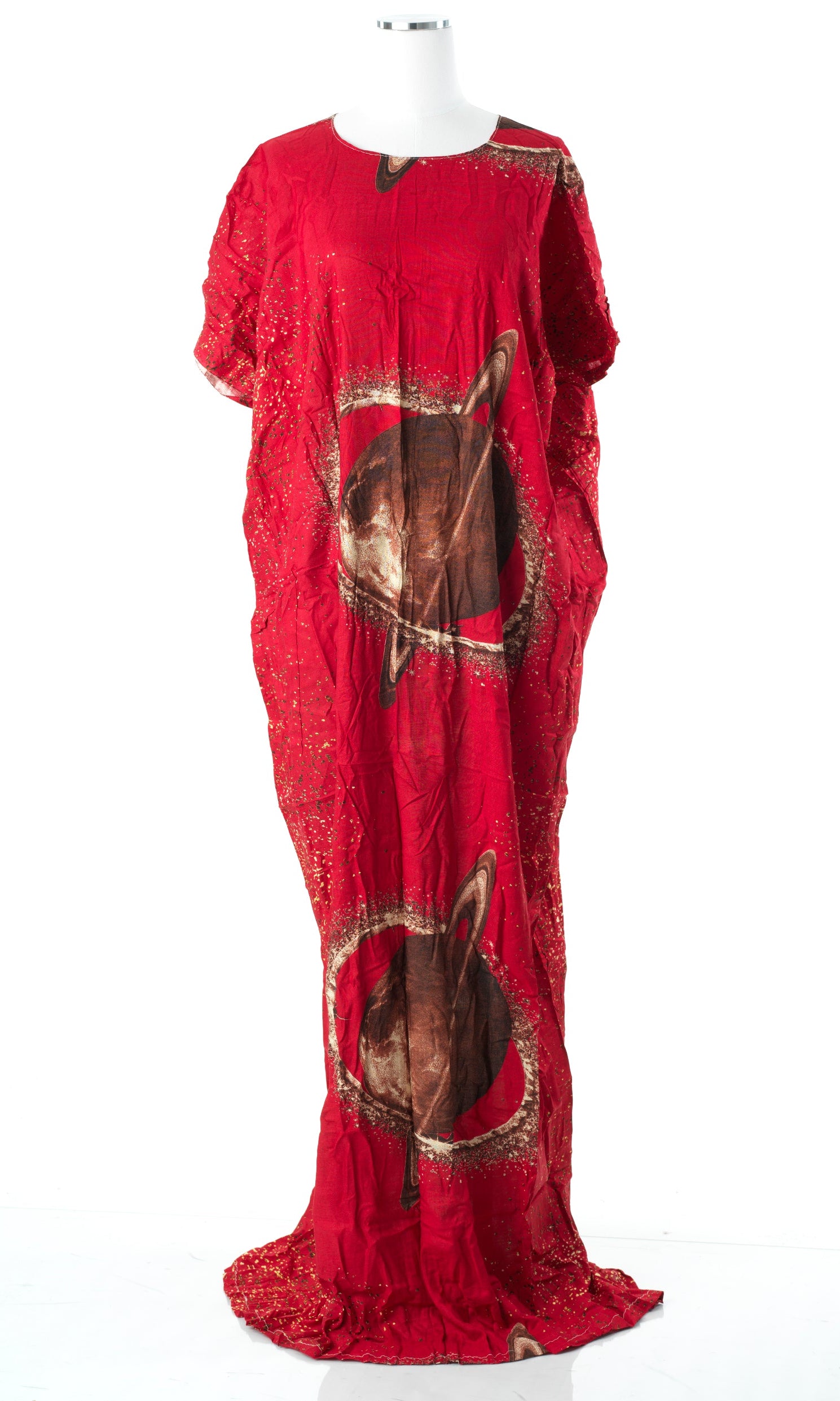 Saturn print bati dress Kabayare