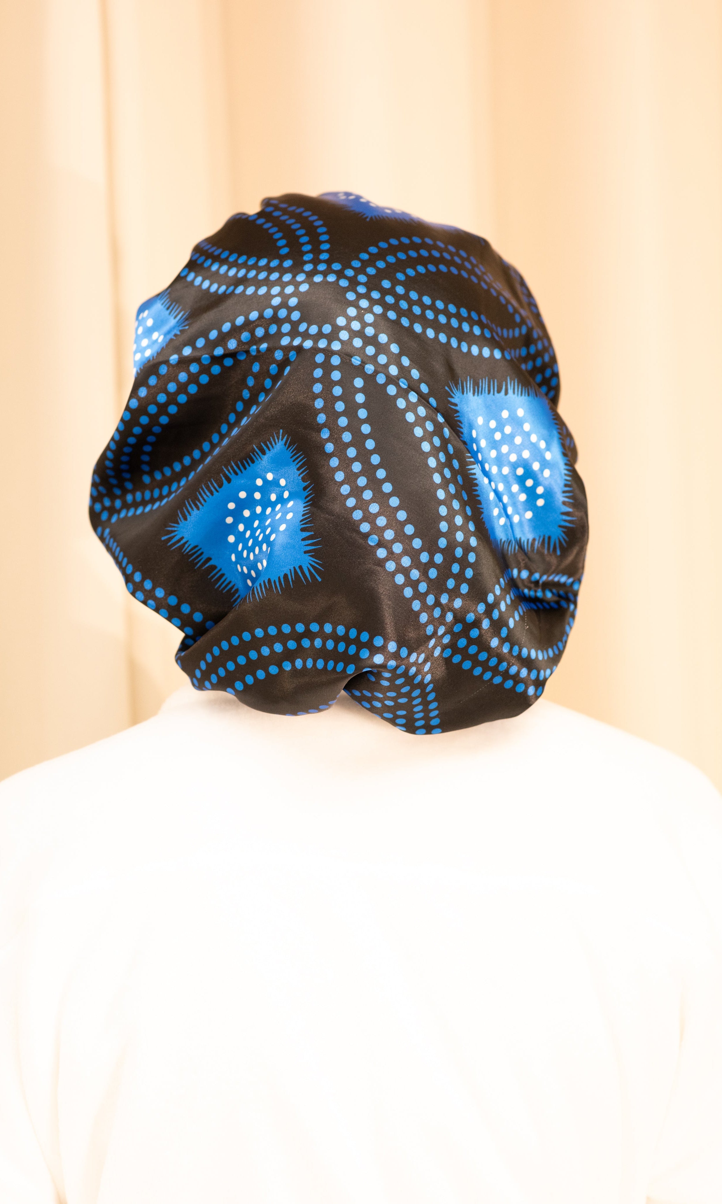 Shash print satin Bonnet Monsun Beauty