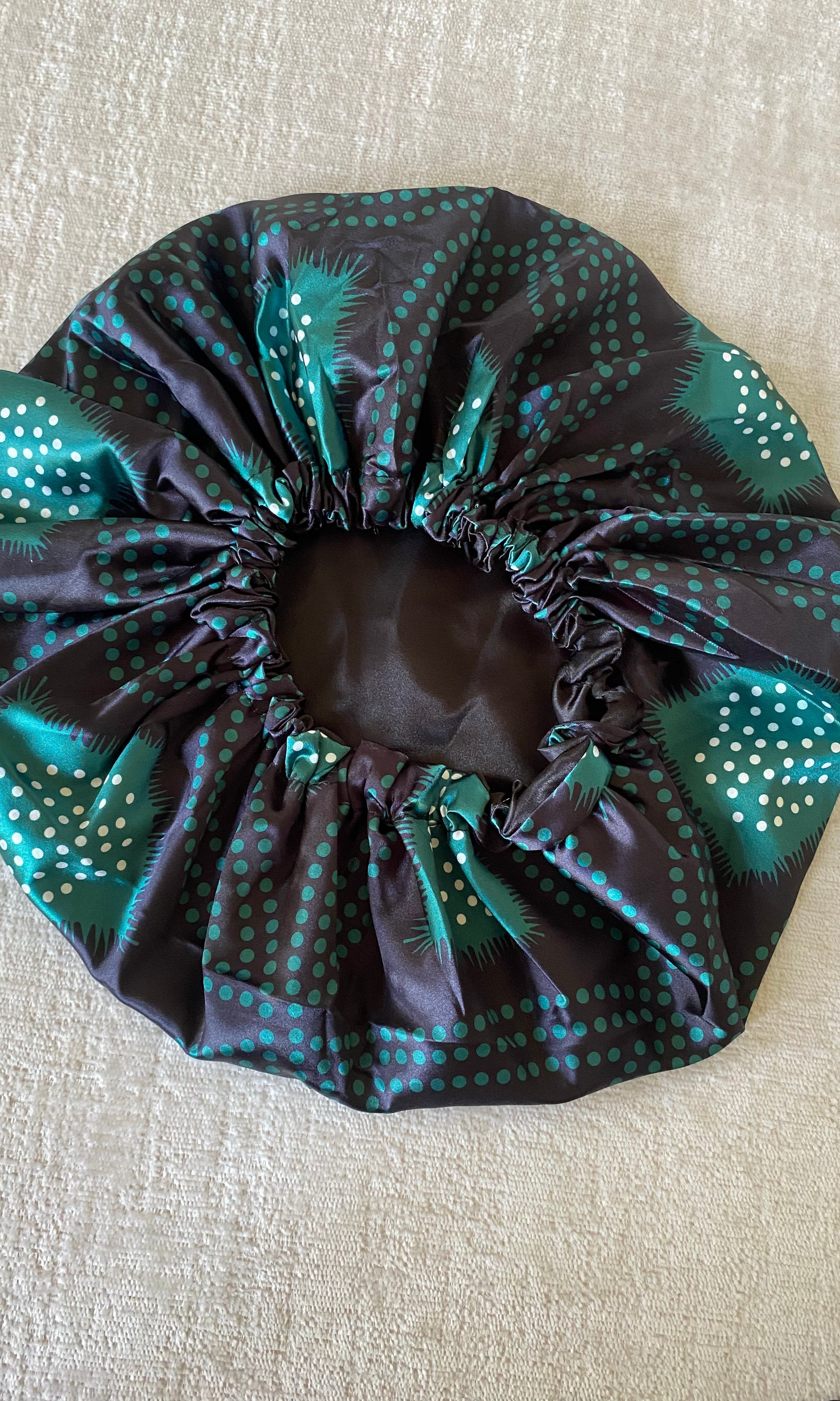 Shash print satin Bonnet Monsun Beauty