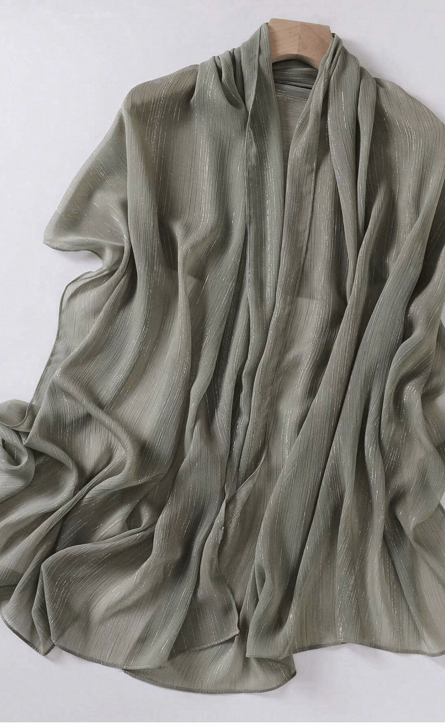 Shimmering Silk Chiffon hijab (Copy) Kabayare