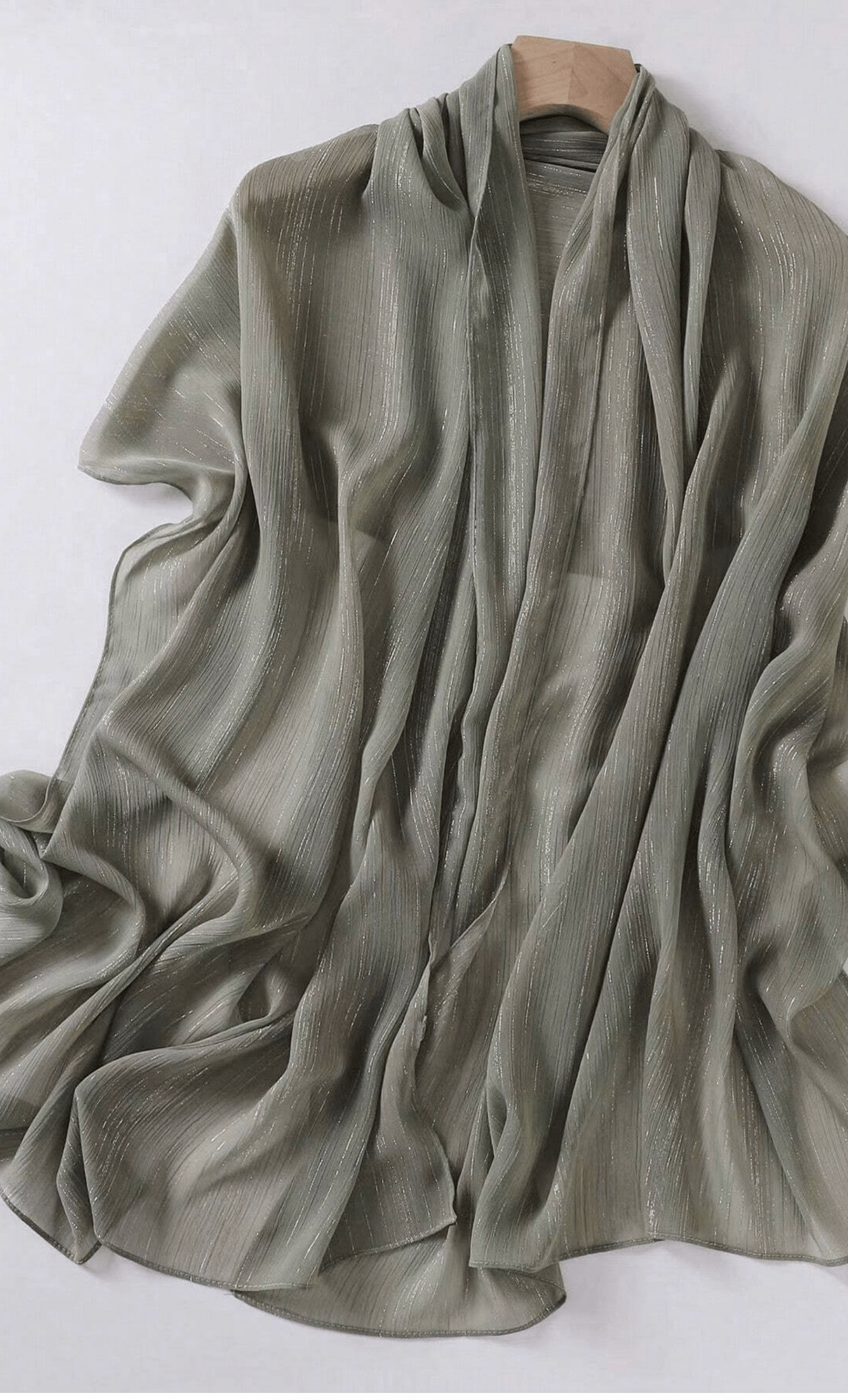 Shimmering Silk Chiffon hijab (Copy) Kabayare