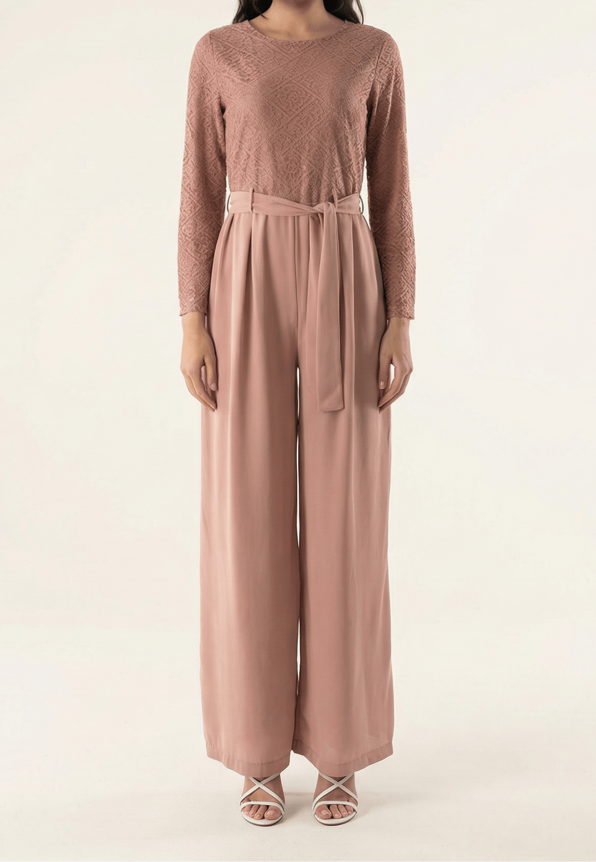 SHOW STOPPER lace detail jumpsuit Kabayare
