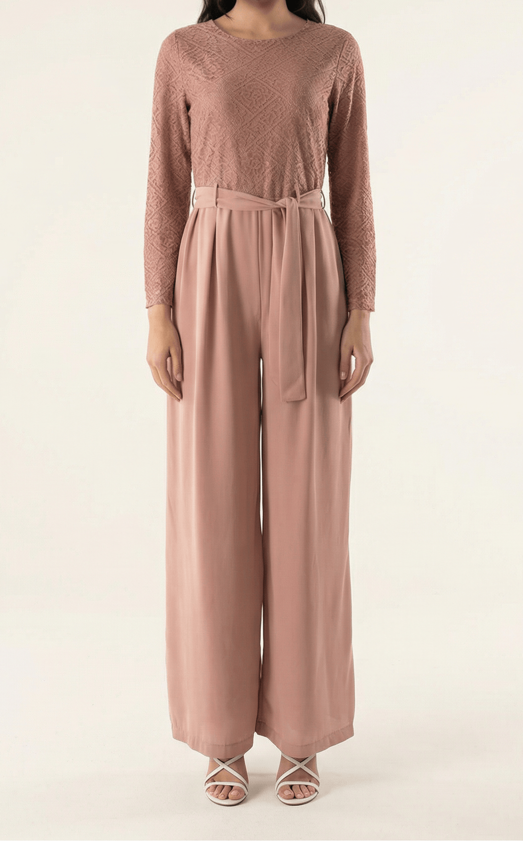 SHOW STOPPER lace detail jumpsuit Kabayare