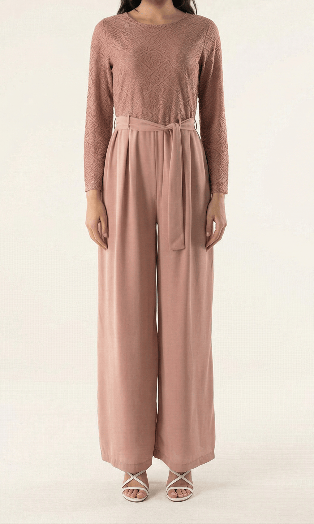 SHOW STOPPER lace detail jumpsuit Kabayare