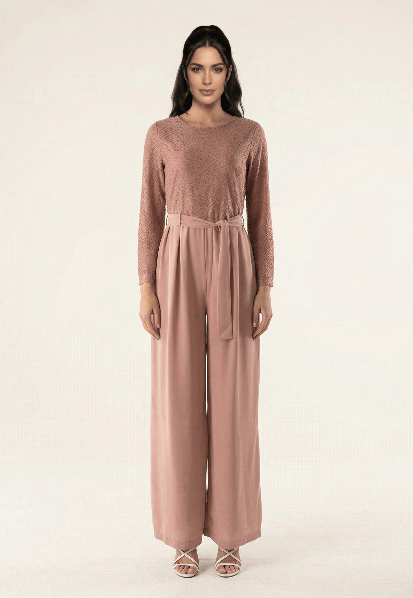 SHOW STOPPER lace detail jumpsuit Kabayare