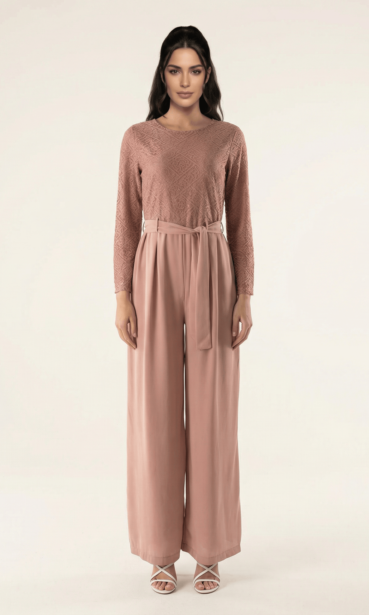 SHOW STOPPER lace detail jumpsuit Kabayare