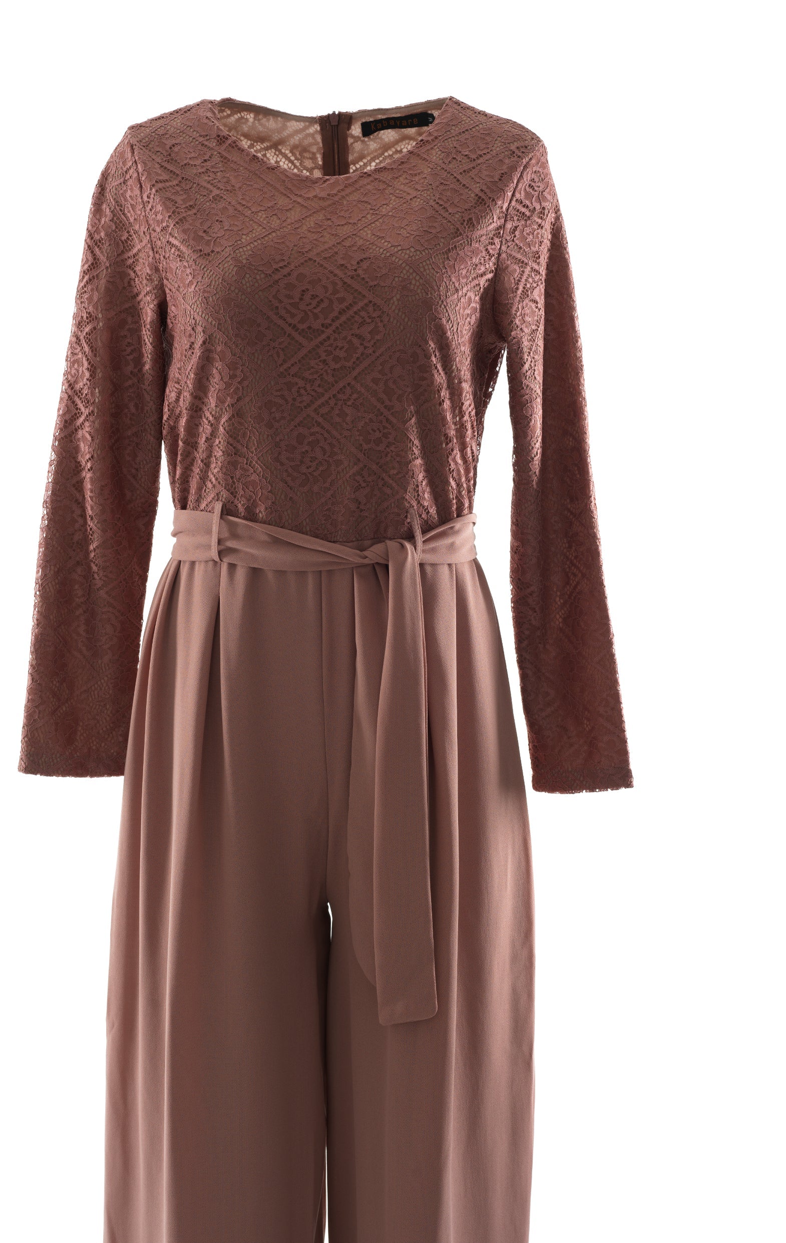 SHOW STOPPER lace detail jumpsuit Kabayare