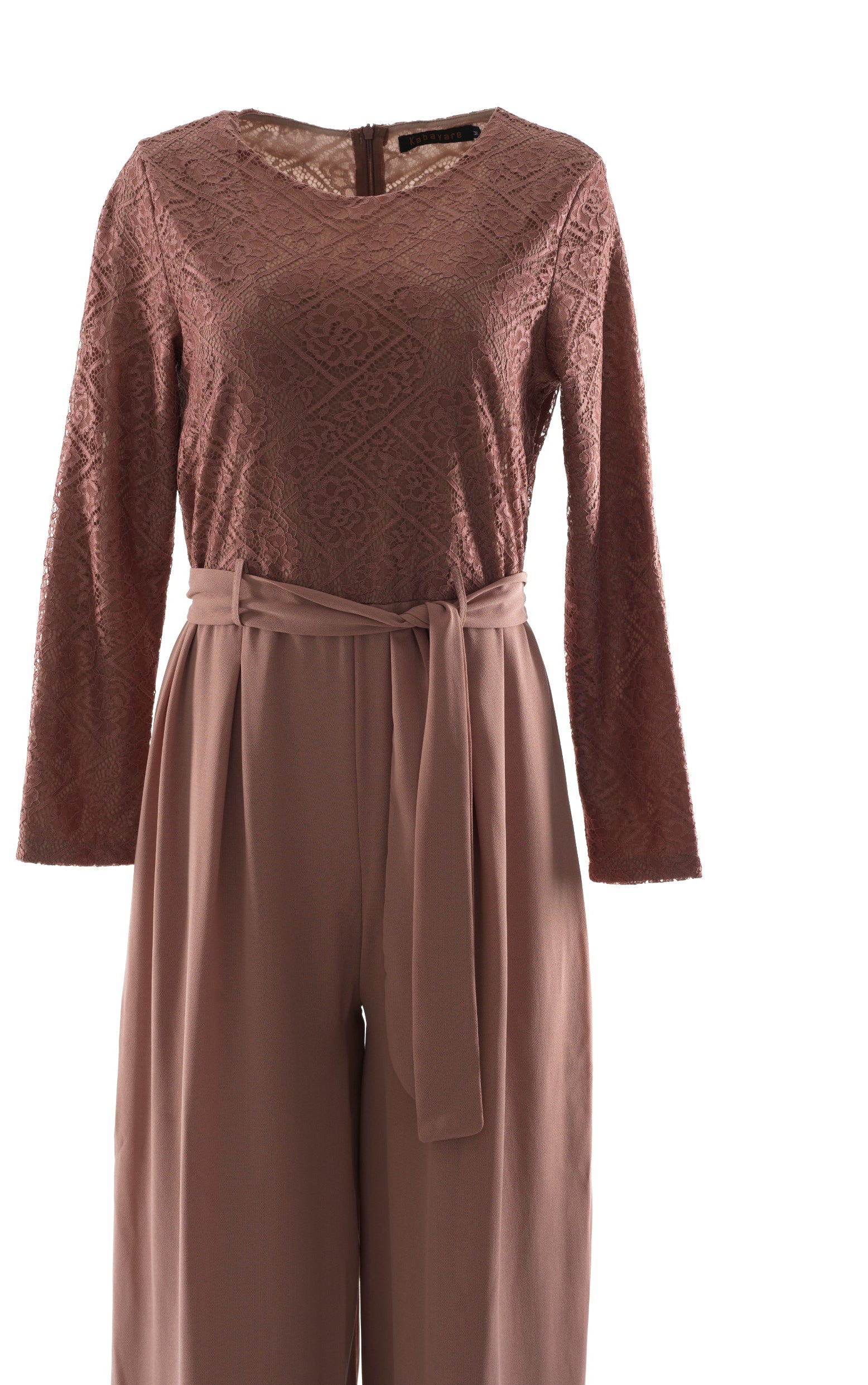 SHOW STOPPER lace detail jumpsuit Kabayare