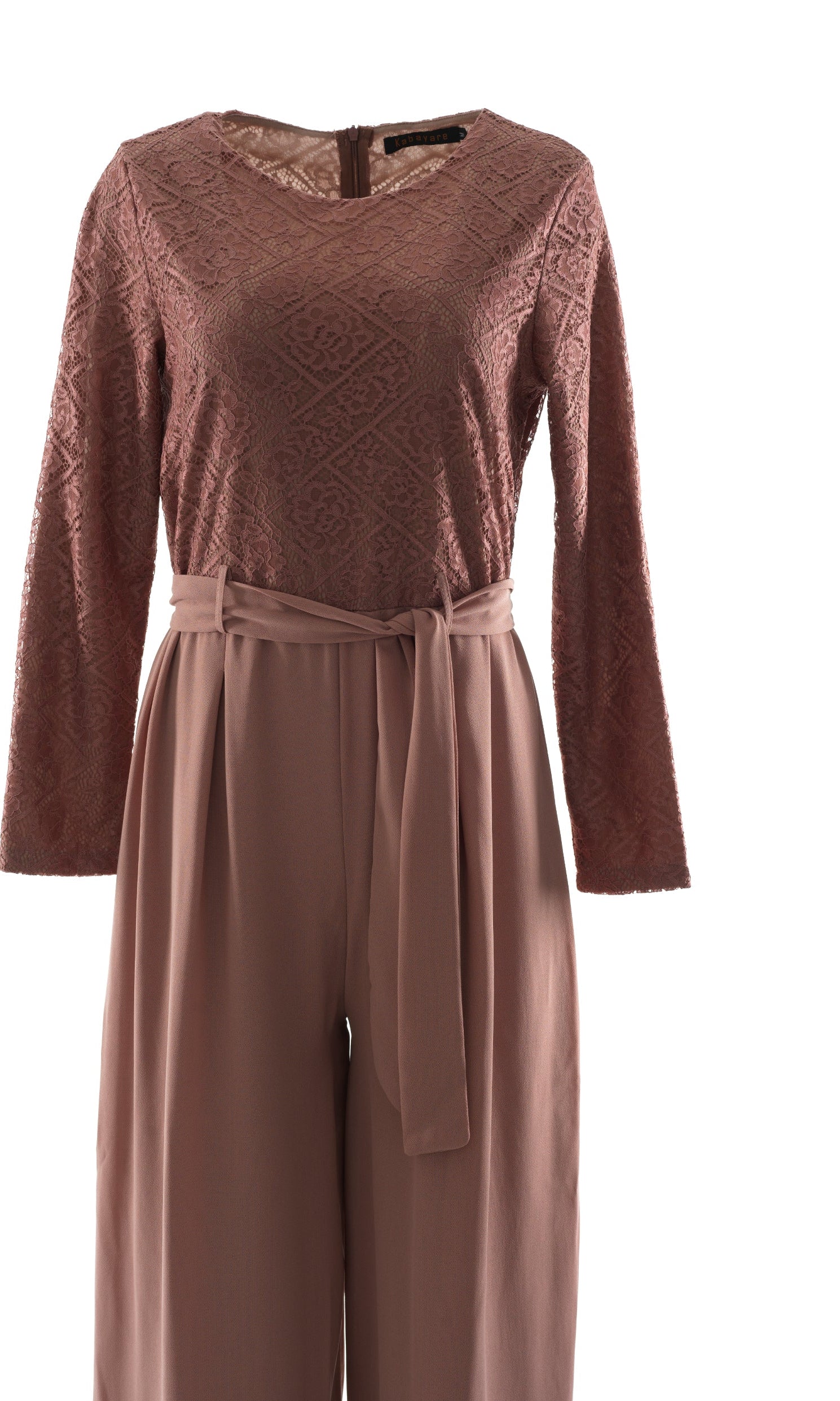SHOW STOPPER lace detail jumpsuit Kabayare