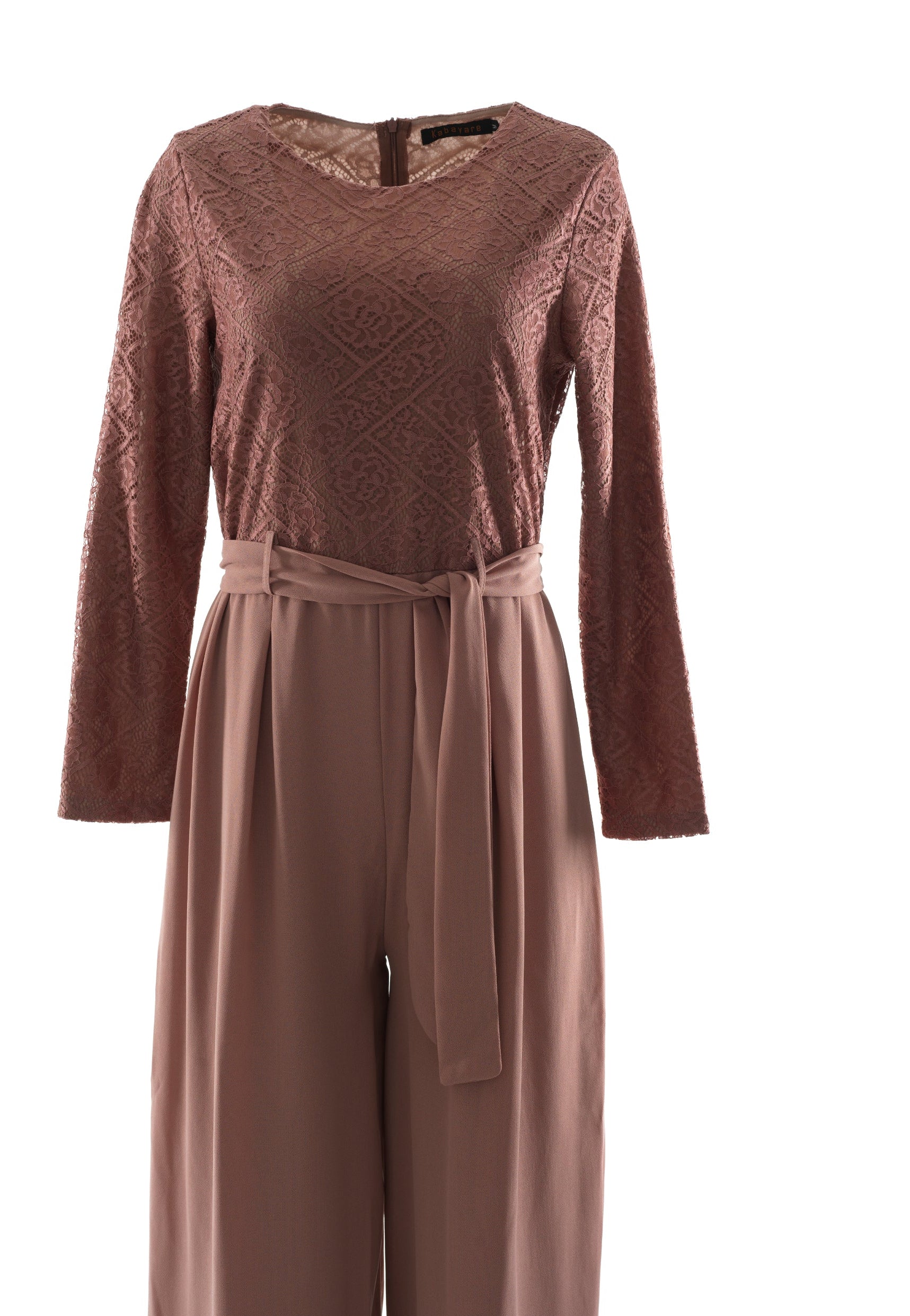 SHOW STOPPER lace detail jumpsuit Kabayare