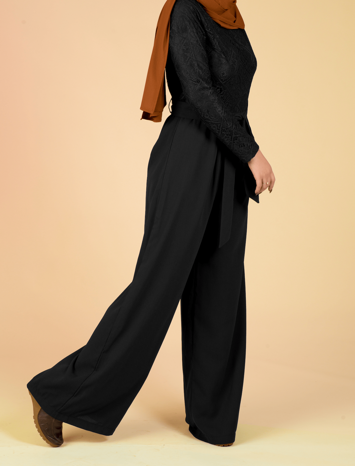 SHOW STOPPER lace detail jumpsuit Kabayare
