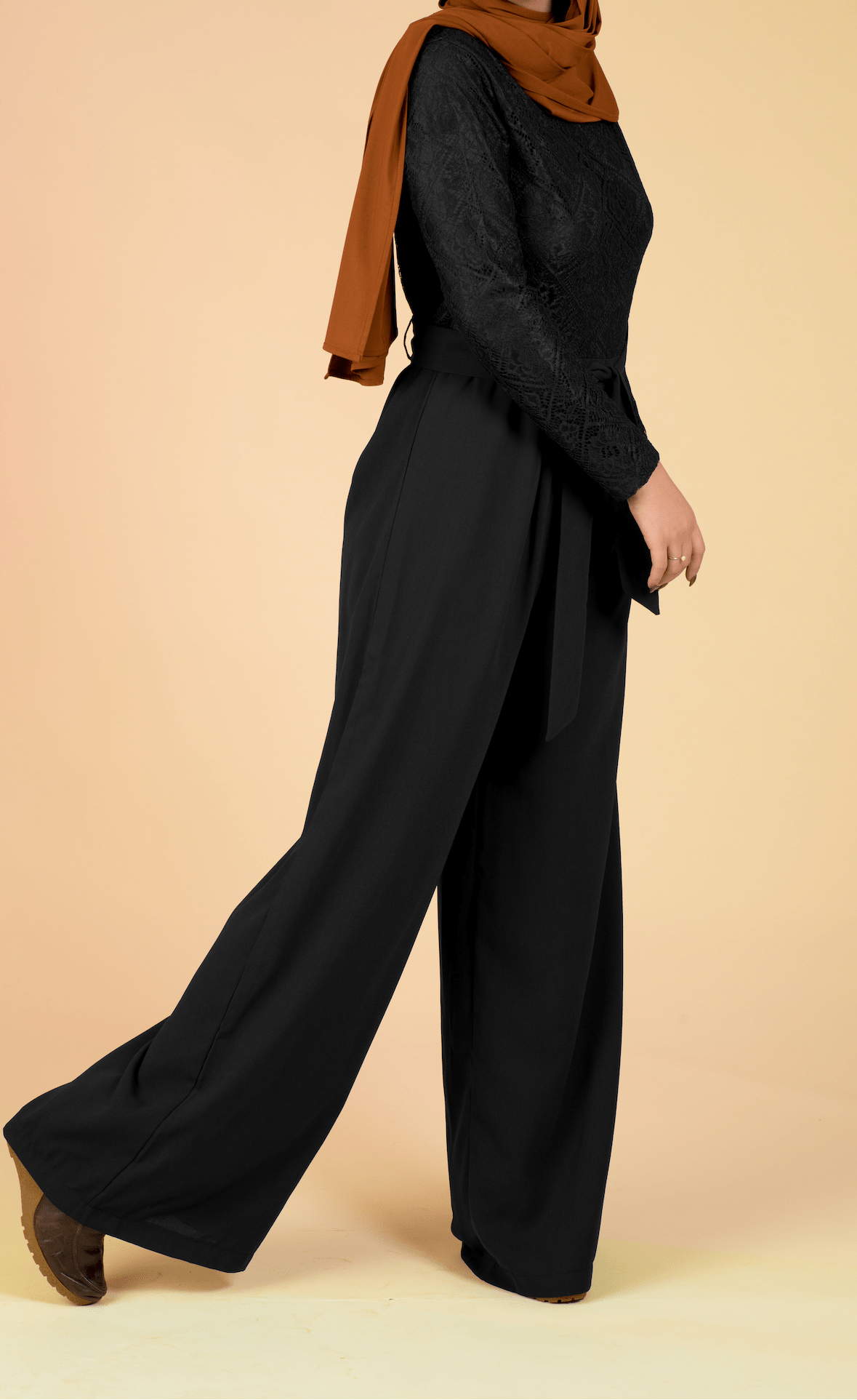 SHOW STOPPER lace detail jumpsuit Kabayare