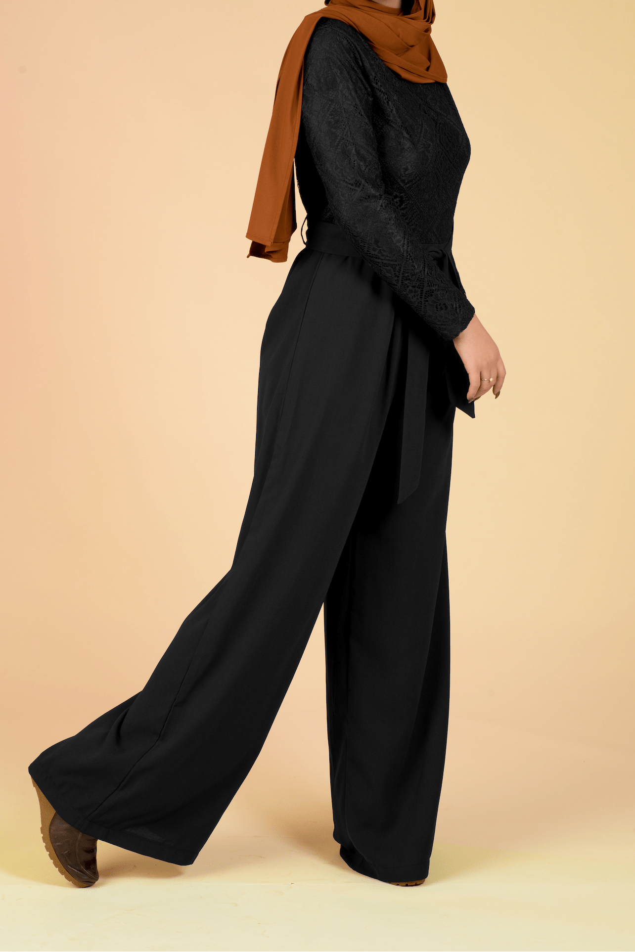 SHOW STOPPER lace detail jumpsuit Kabayare