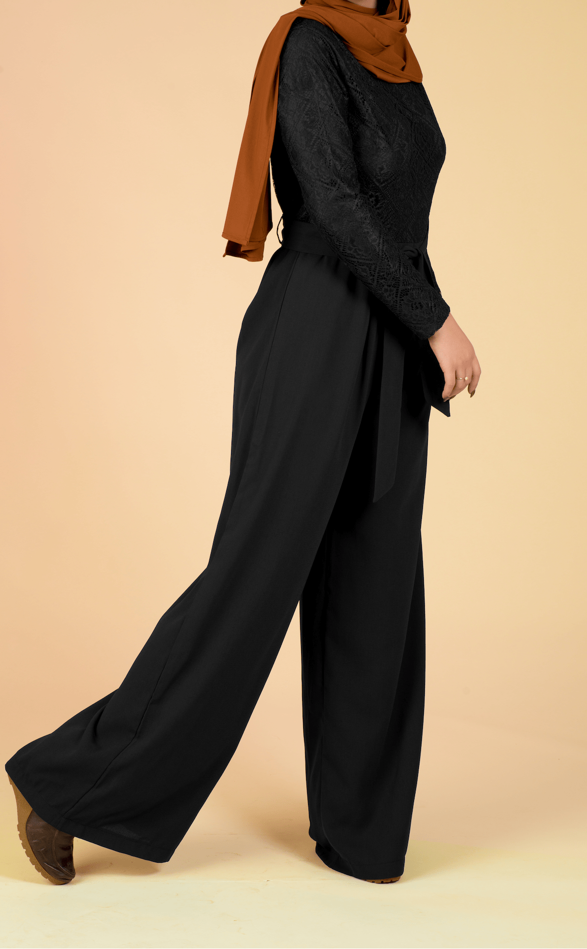 SHOW STOPPER lace detail jumpsuit Kabayare
