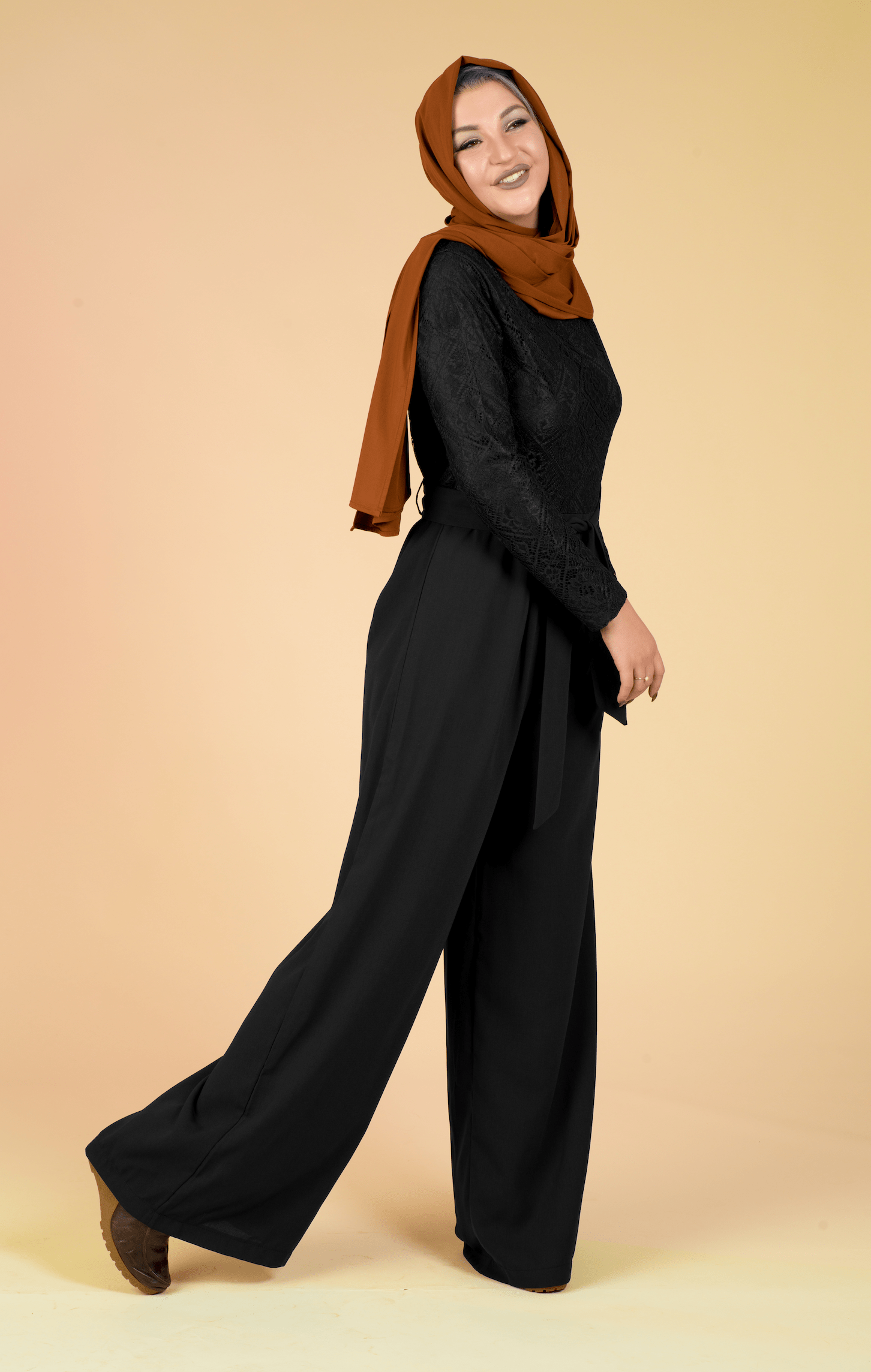 SHOW STOPPER lace detail jumpsuit Kabayare