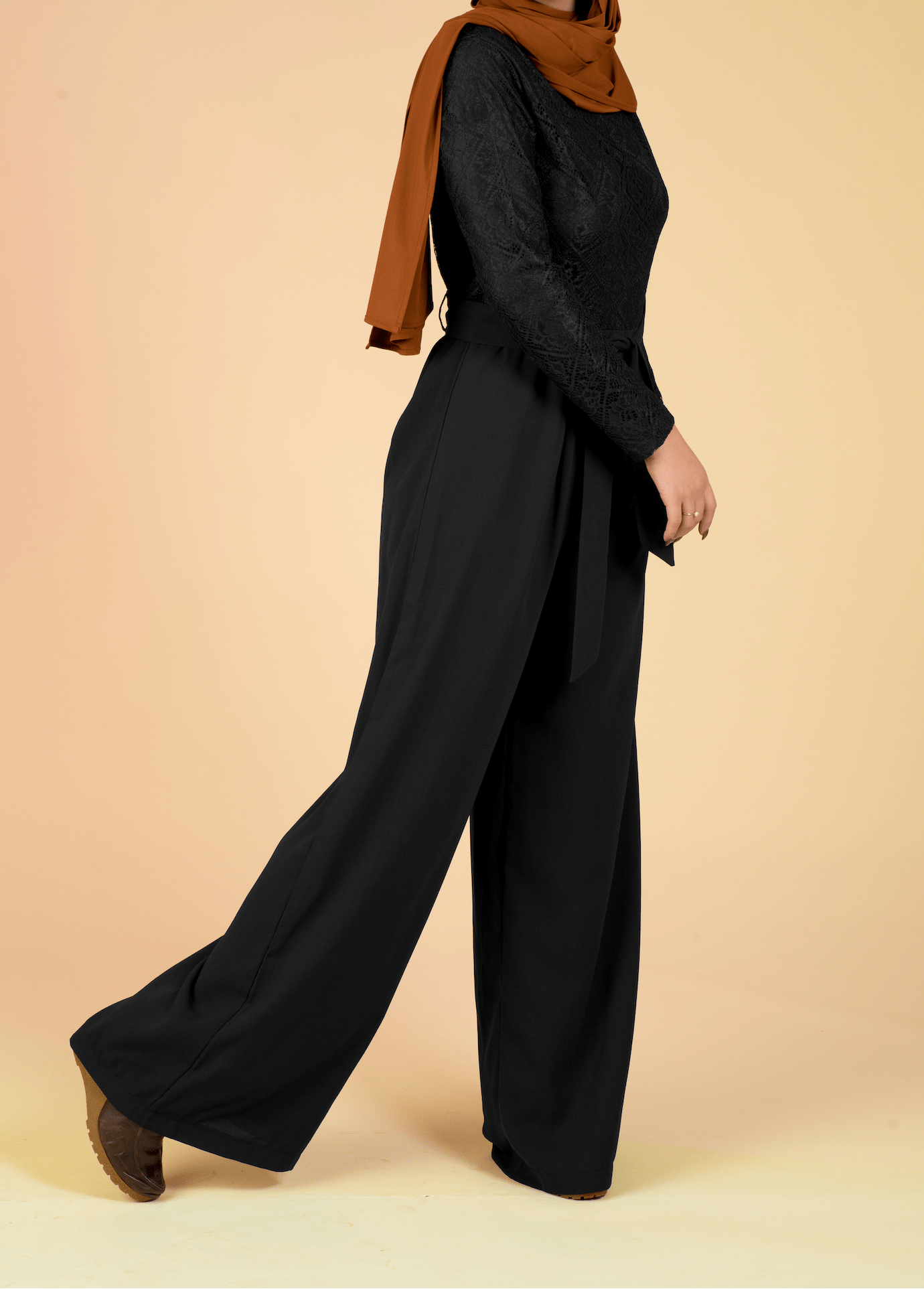 SHOW STOPPER lace detail jumpsuit Kabayare