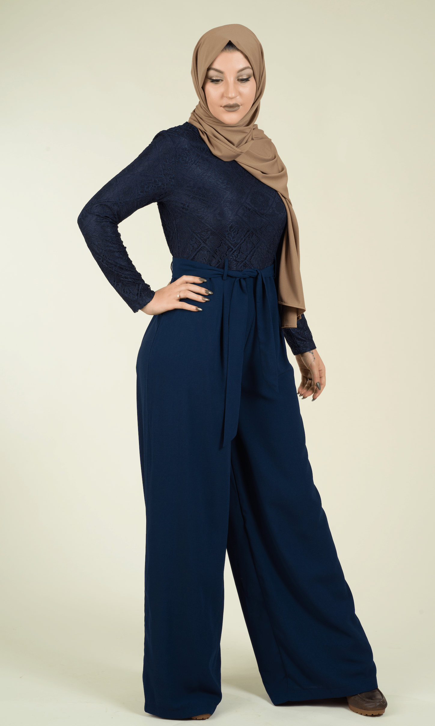 SHOW STOPPER lace detail jumpsuit Kabayare