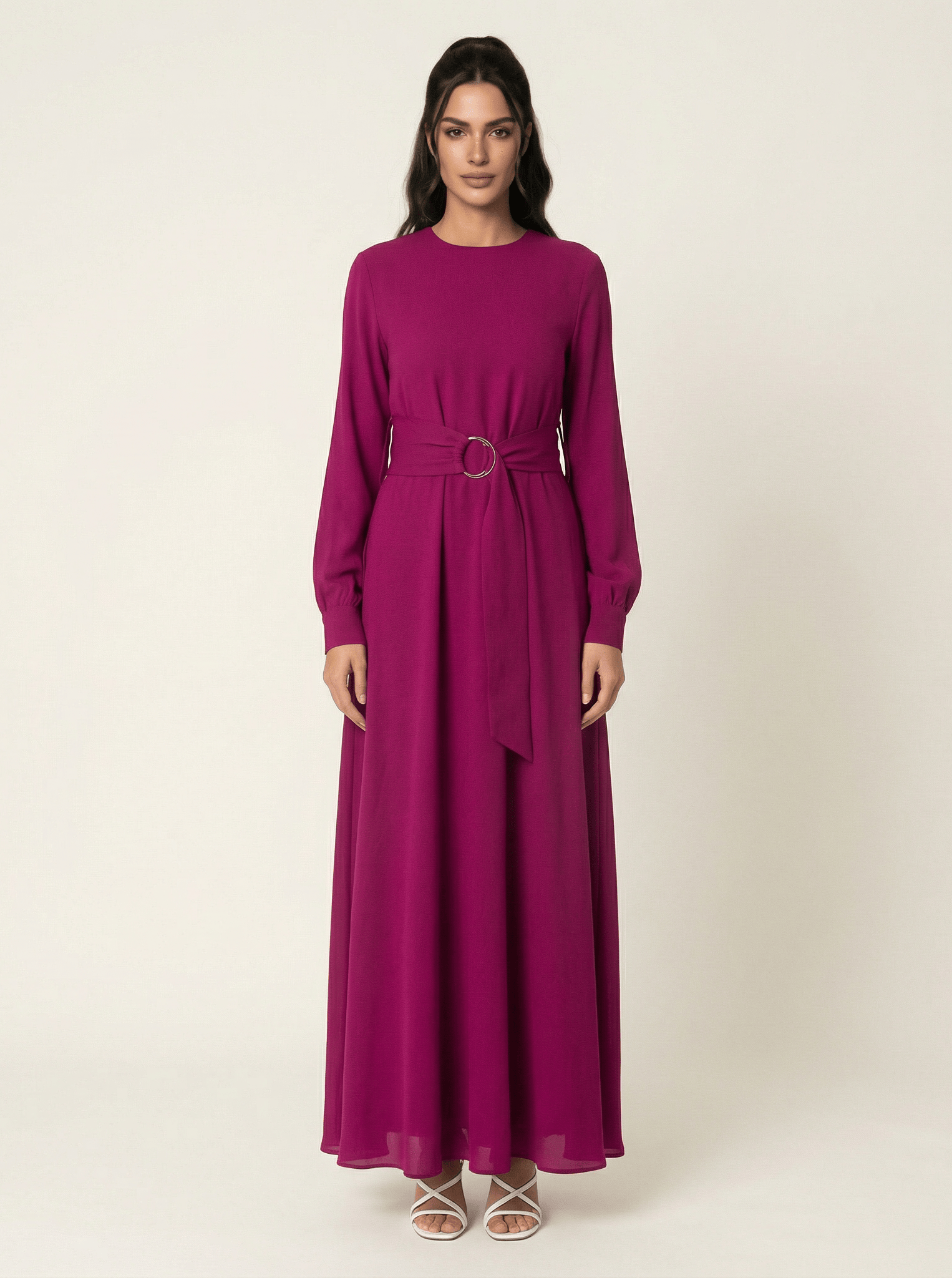 Simple and Chic Modest maxi dress Kabayare
