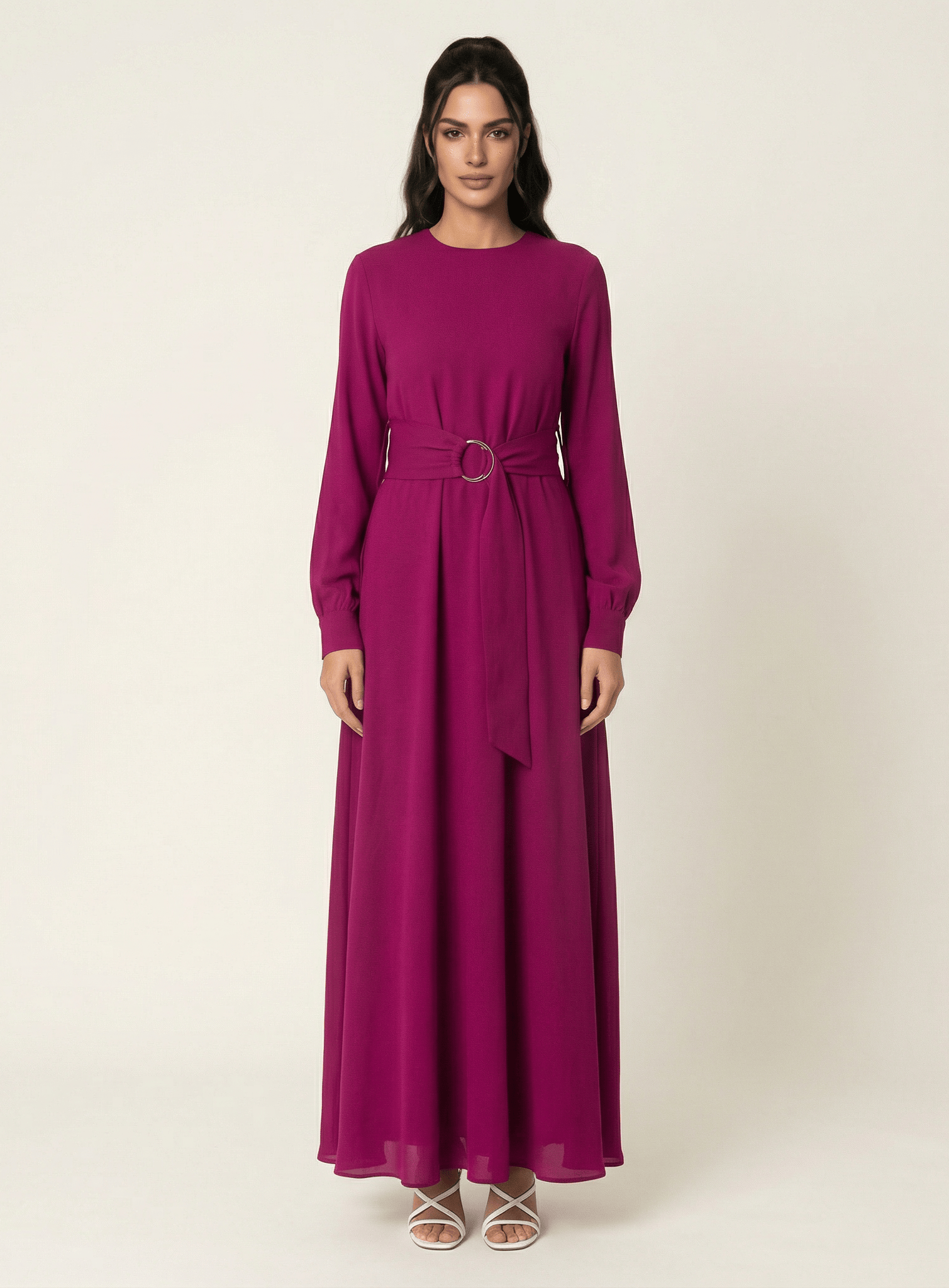 Simple and Chic Modest maxi dress Kabayare