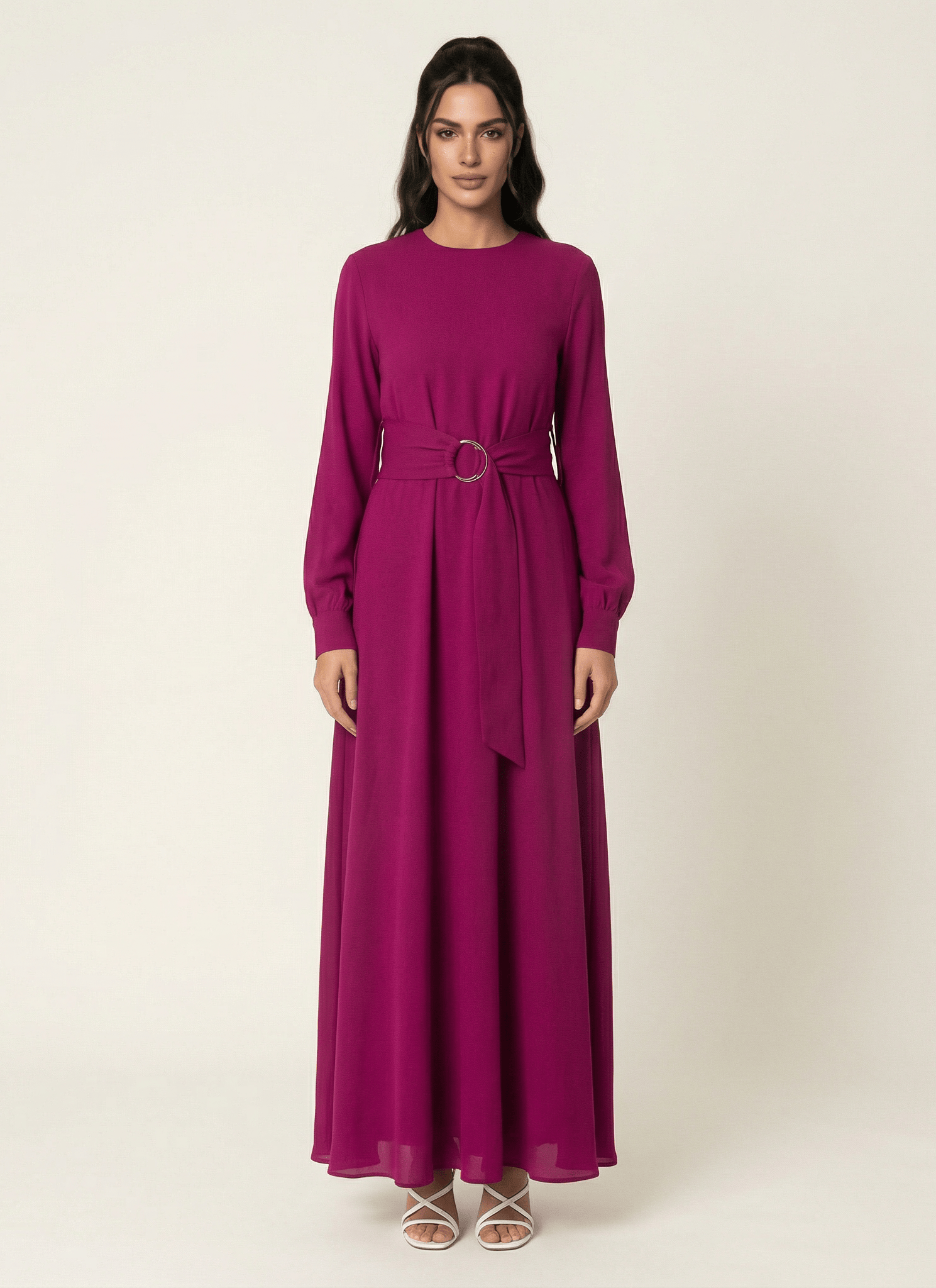 Simple and Chic Modest maxi dress Kabayare