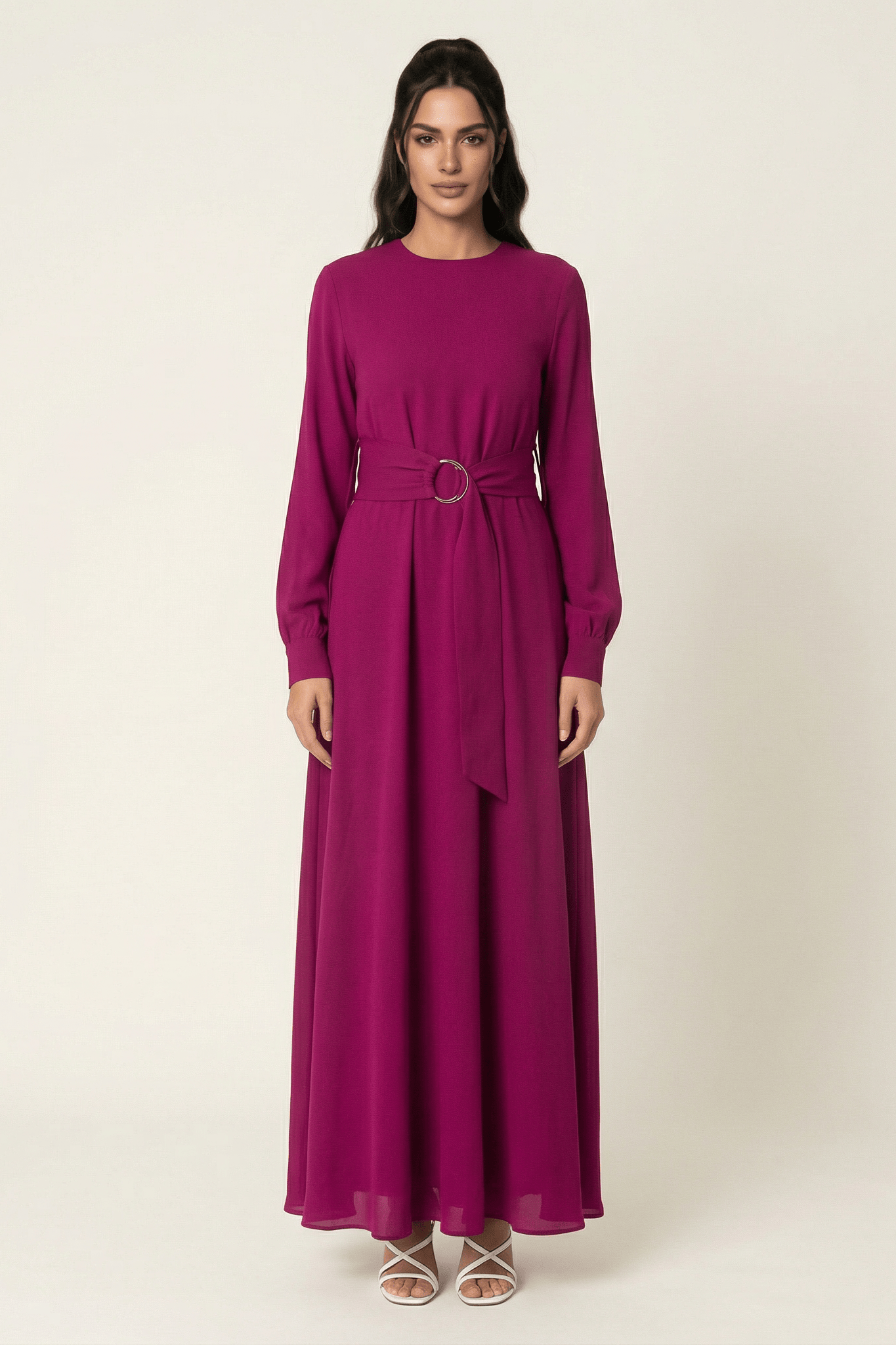 Simple and Chic Modest maxi dress Kabayare