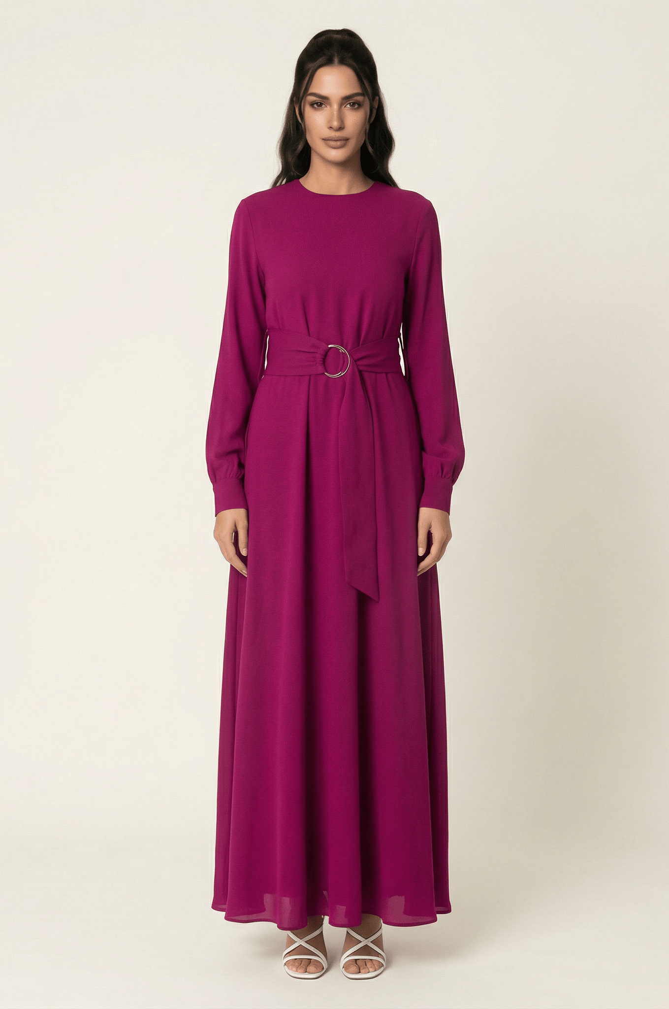 Simple and Chic Modest maxi dress Kabayare