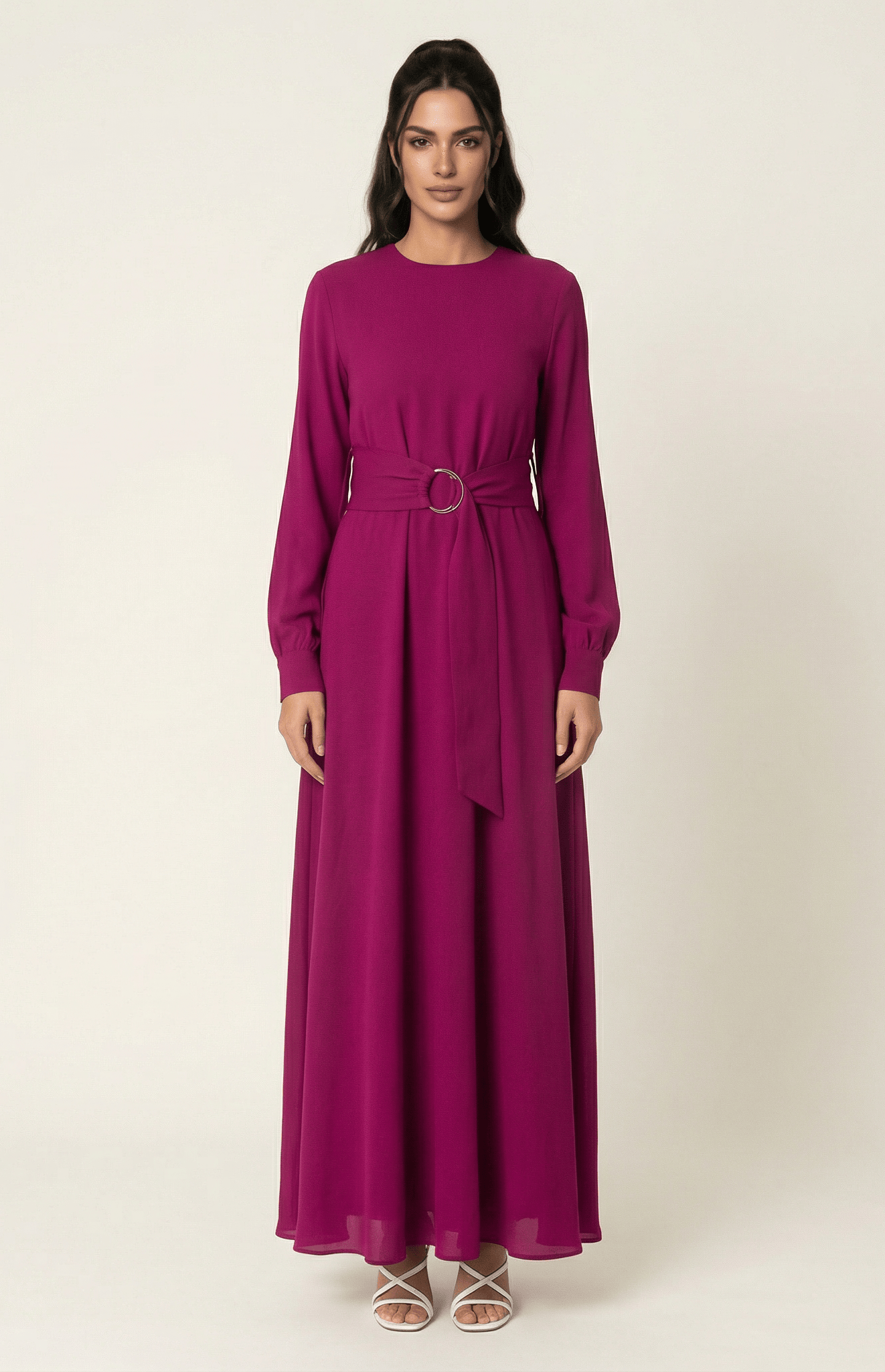 Simple and Chic Modest maxi dress Kabayare