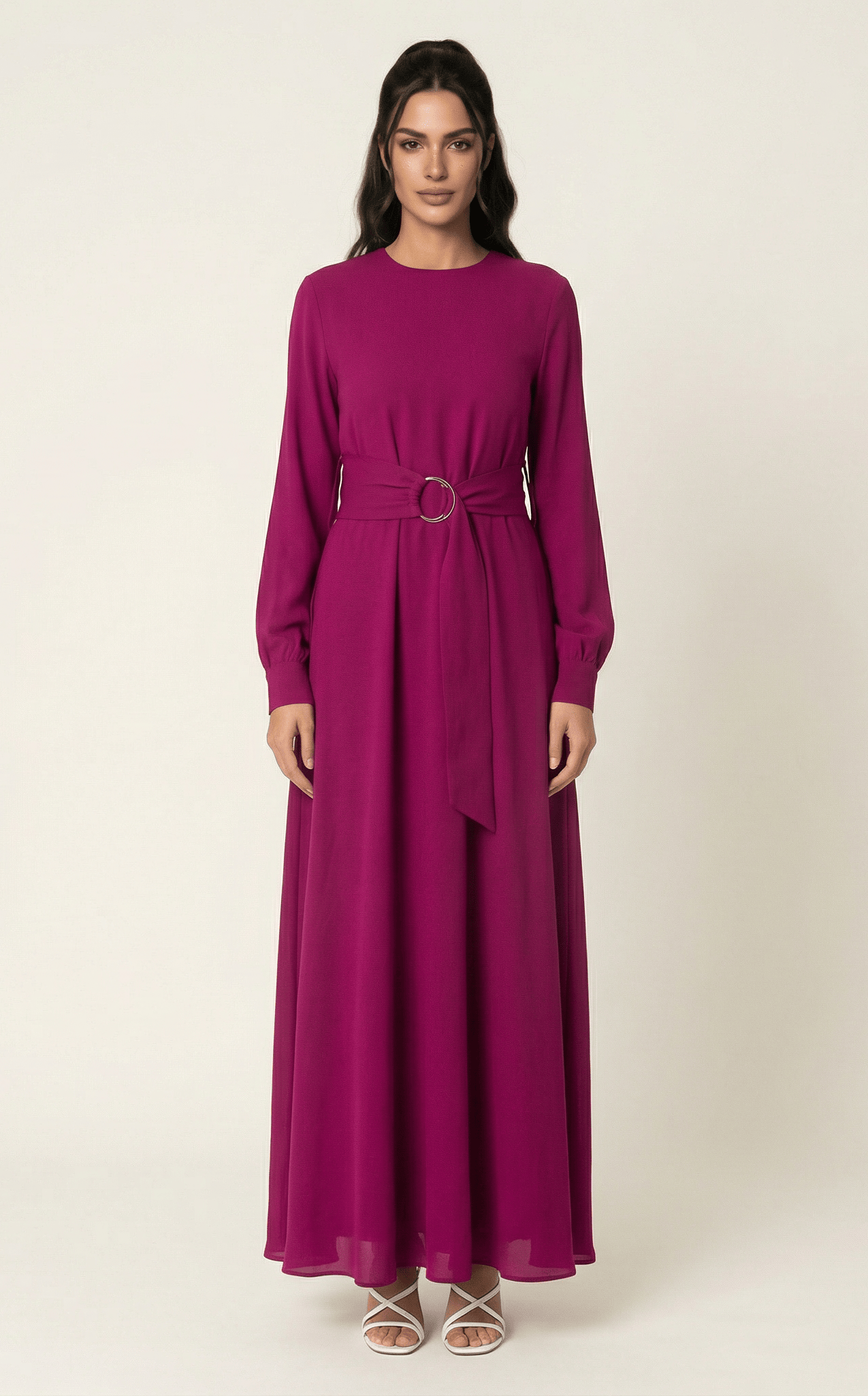 Simple and Chic Modest maxi dress Kabayare