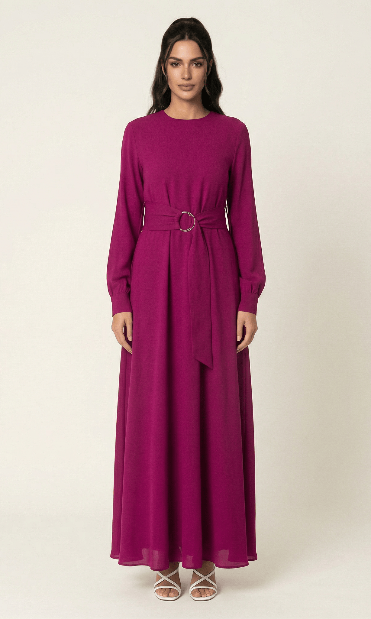 Simple and Chic Modest maxi dress Kabayare