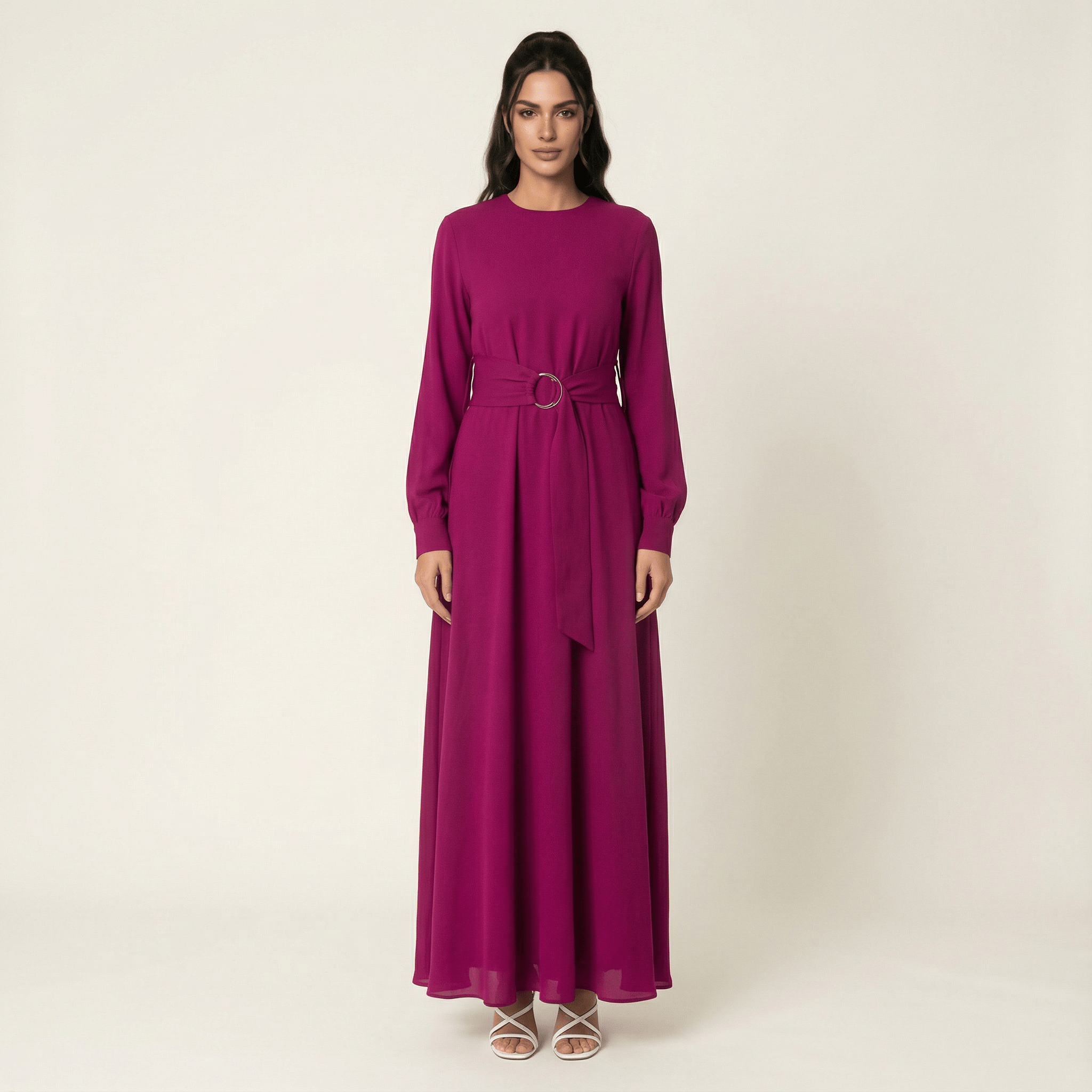 Simple and Chic Modest maxi dress Kabayare