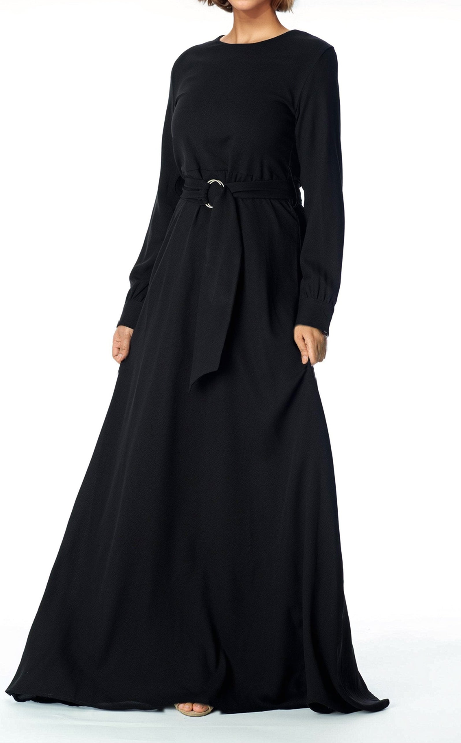 Simple and Chic Modest maxi dress Kabayare