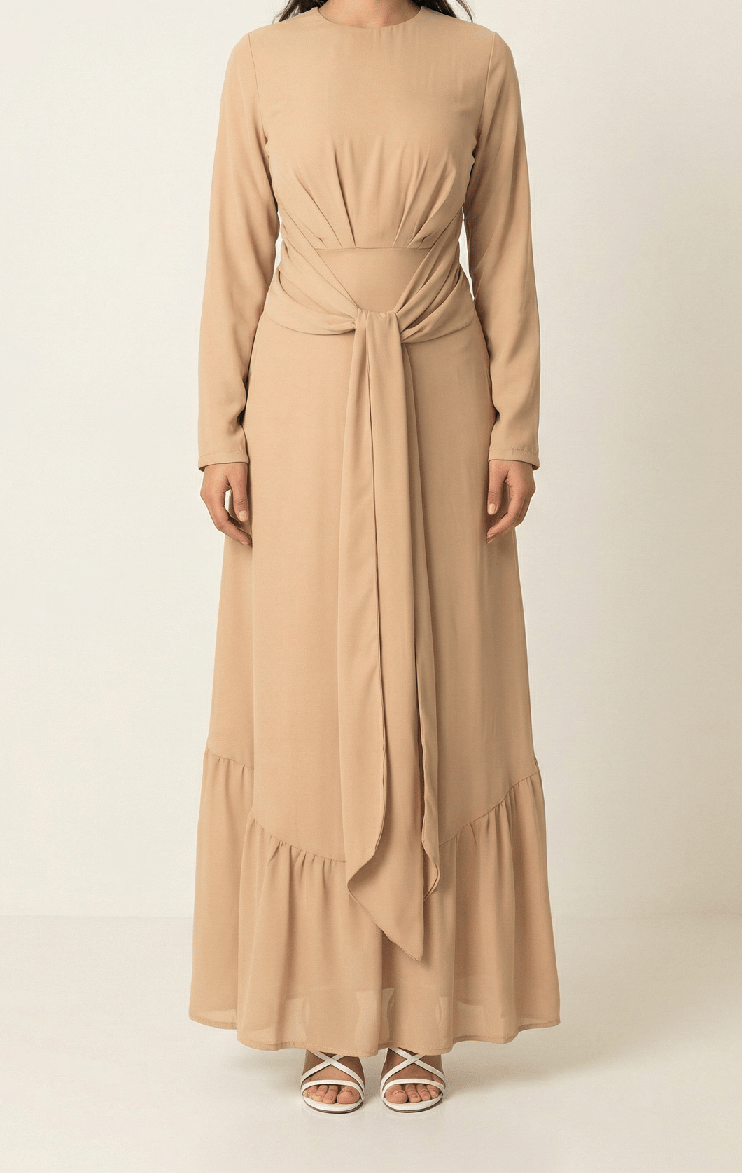 Simply Chia chiffon maxi dress Kabayare