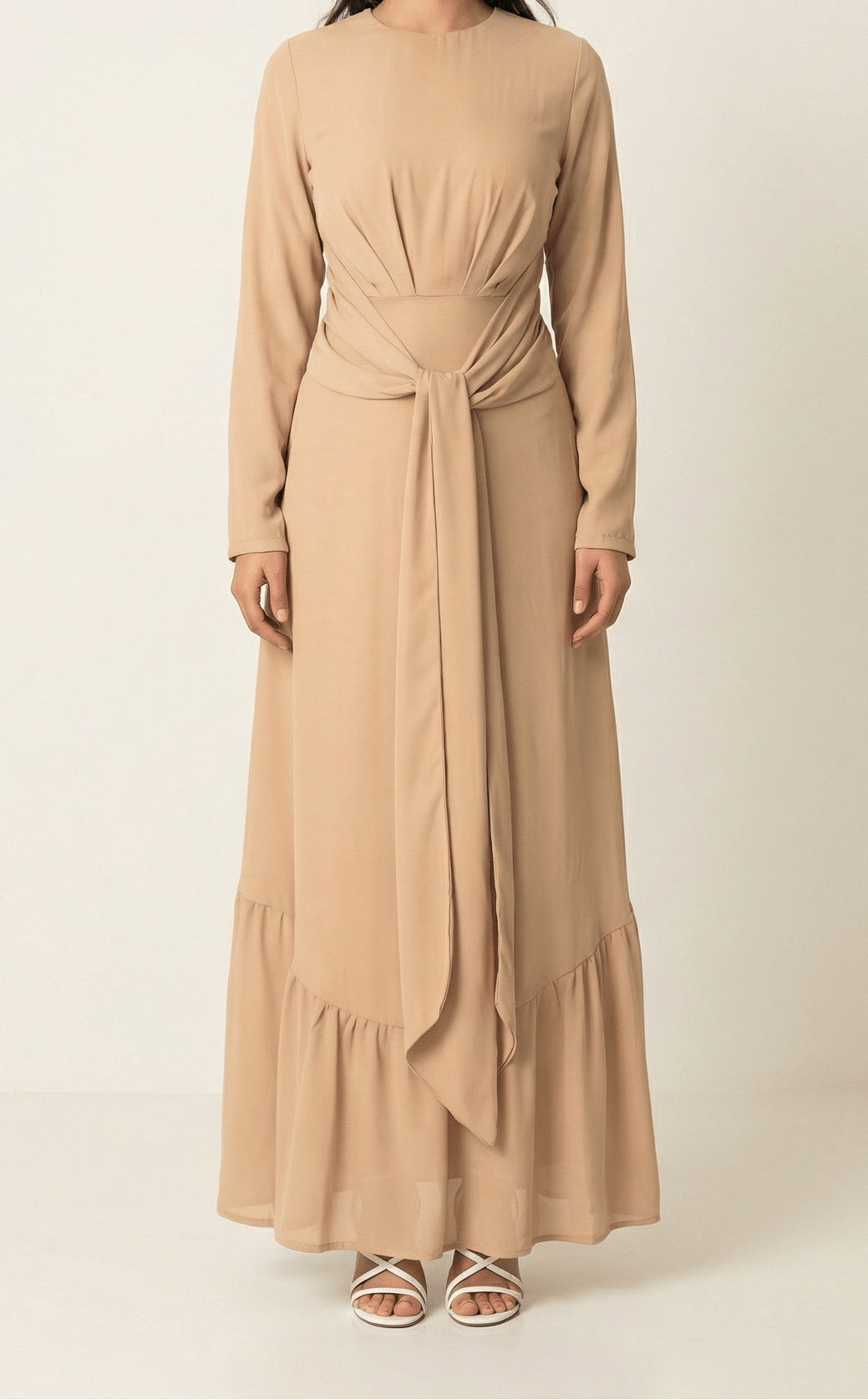 Simply Chia chiffon maxi dress Kabayare