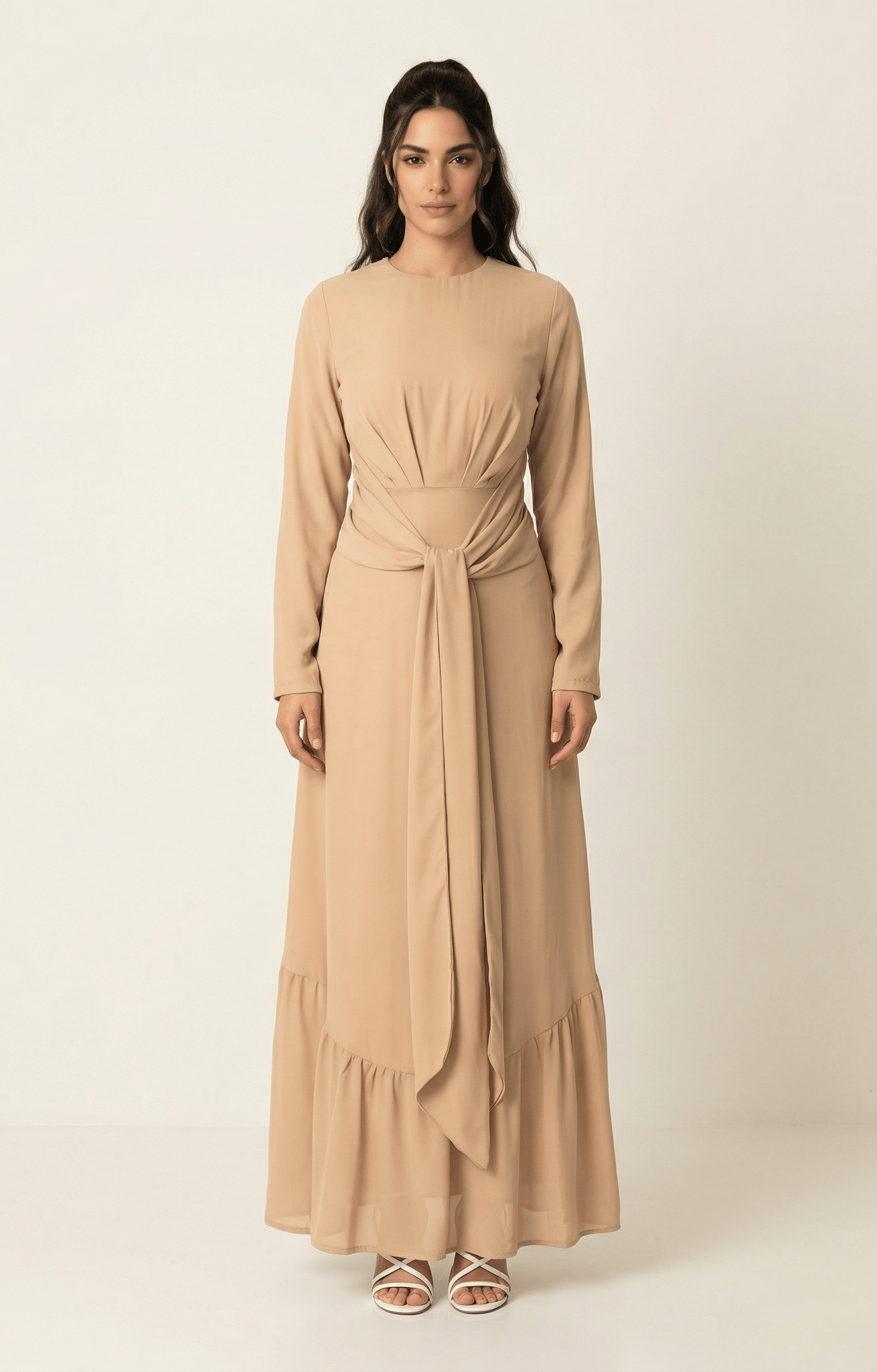 Simply Chia chiffon maxi dress Kabayare