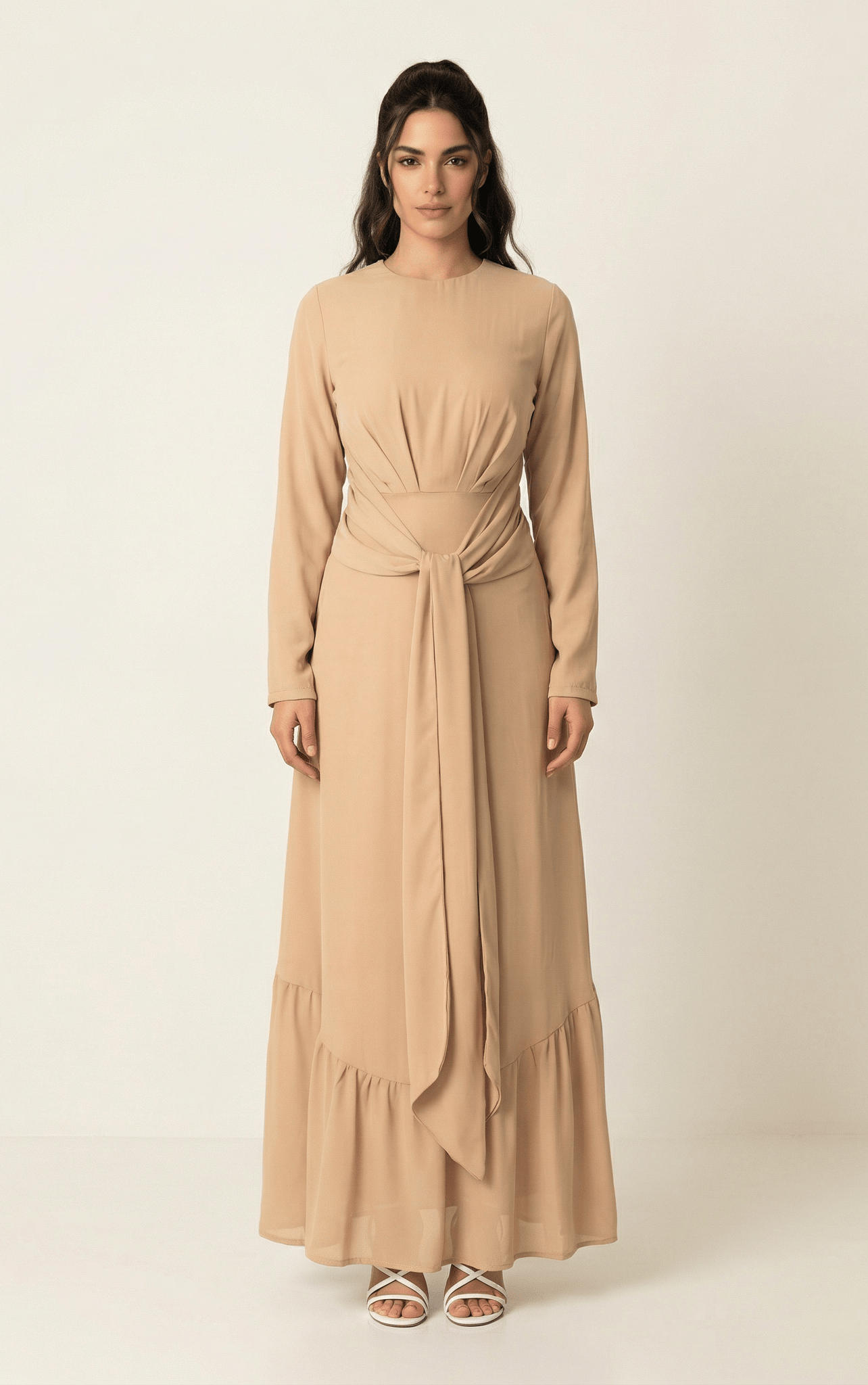 Simply Chia chiffon maxi dress Kabayare