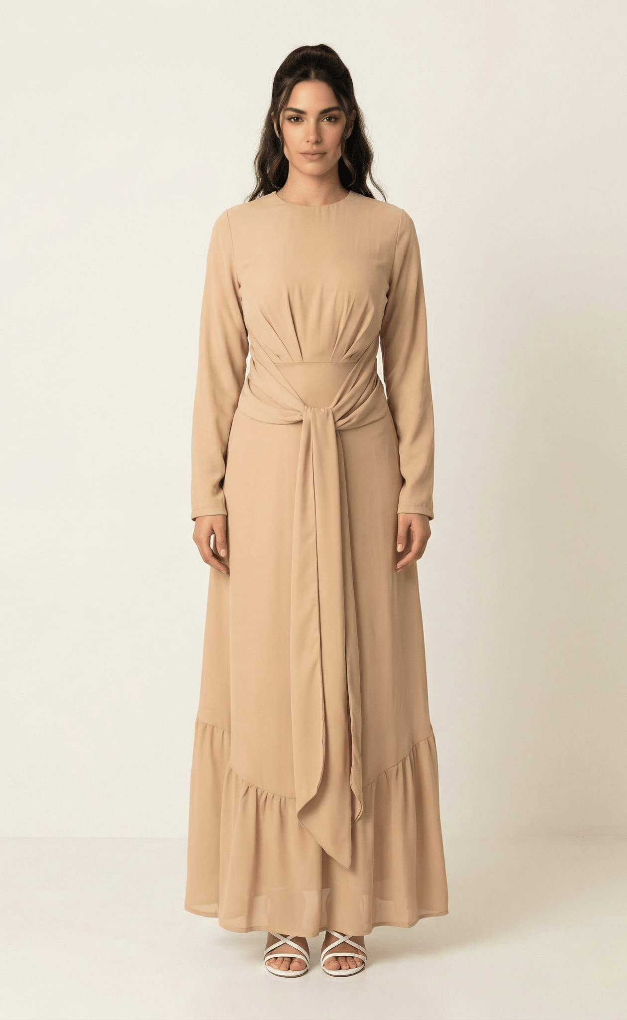 Simply Chia chiffon maxi dress Kabayare
