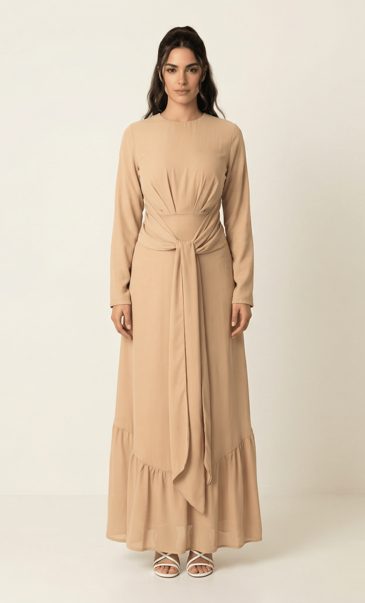 Simply Chia chiffon maxi dress Kabayare