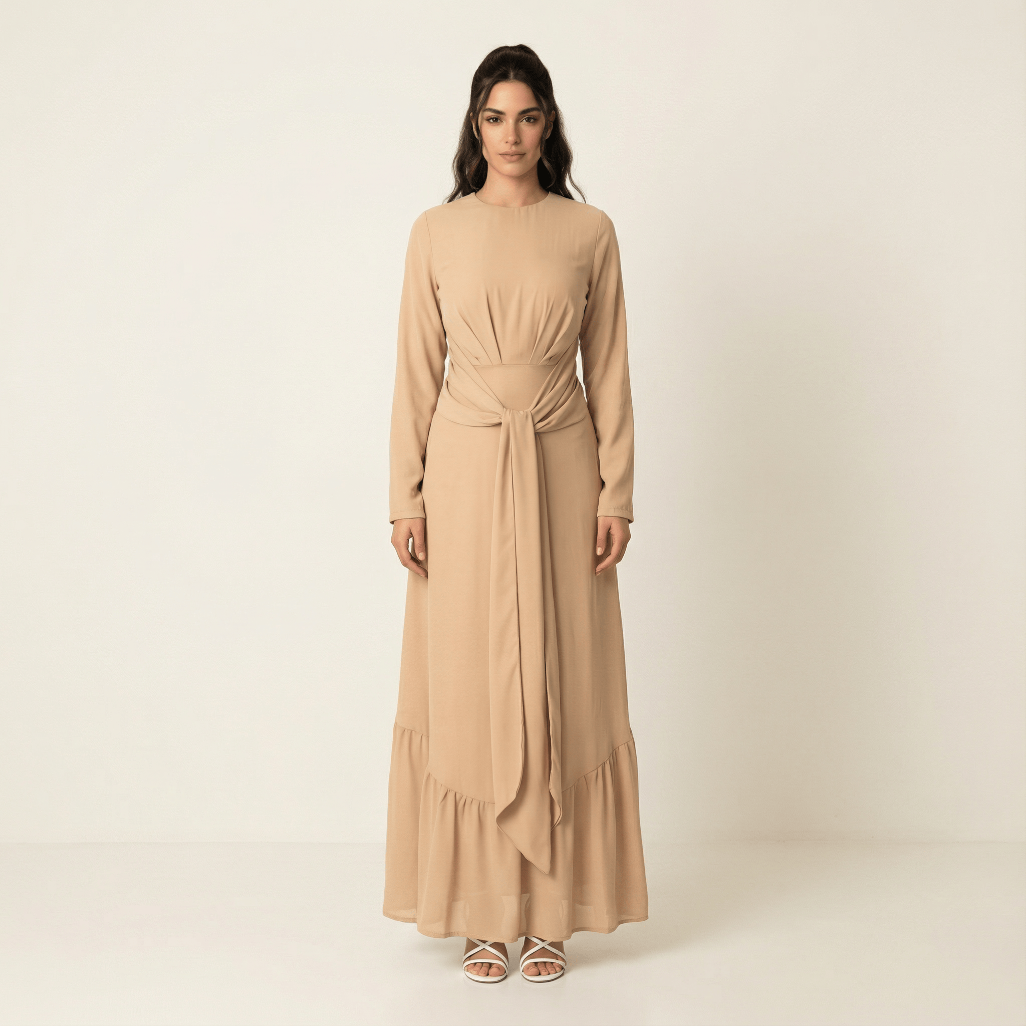 Simply Chia chiffon maxi dress Kabayare
