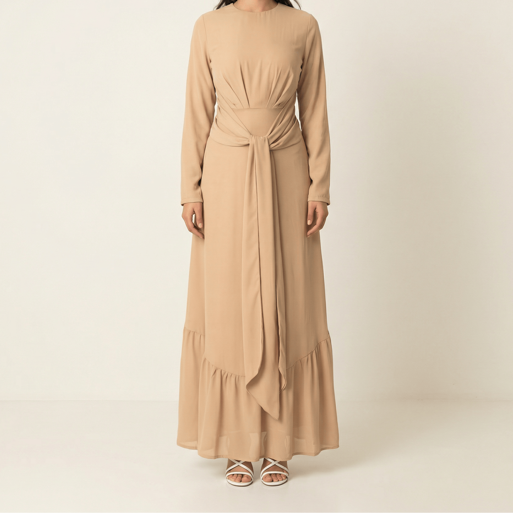 Simply Chia chiffon maxi dress Kabayare