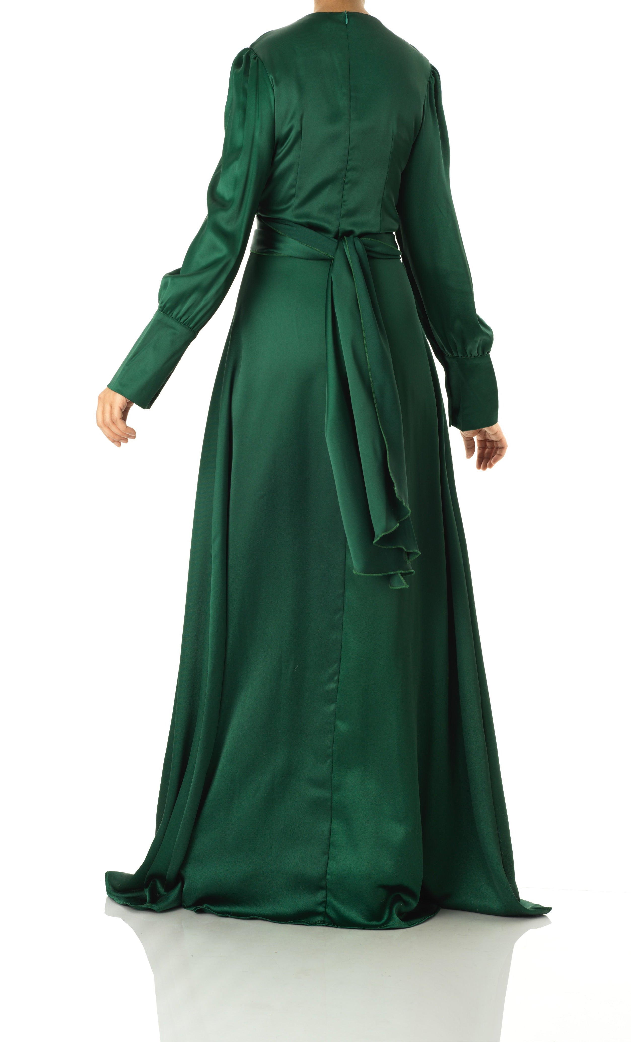 Sleek and classy satin maxi dress Kabayare