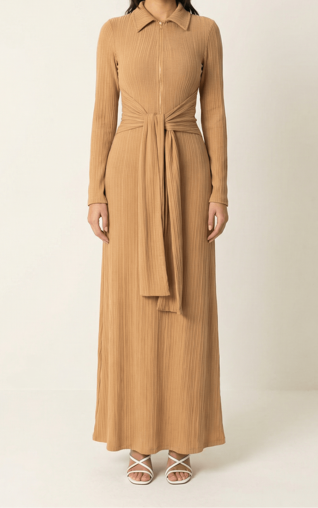 So chic Ribbed Bodycon maxi Dress Kabayare