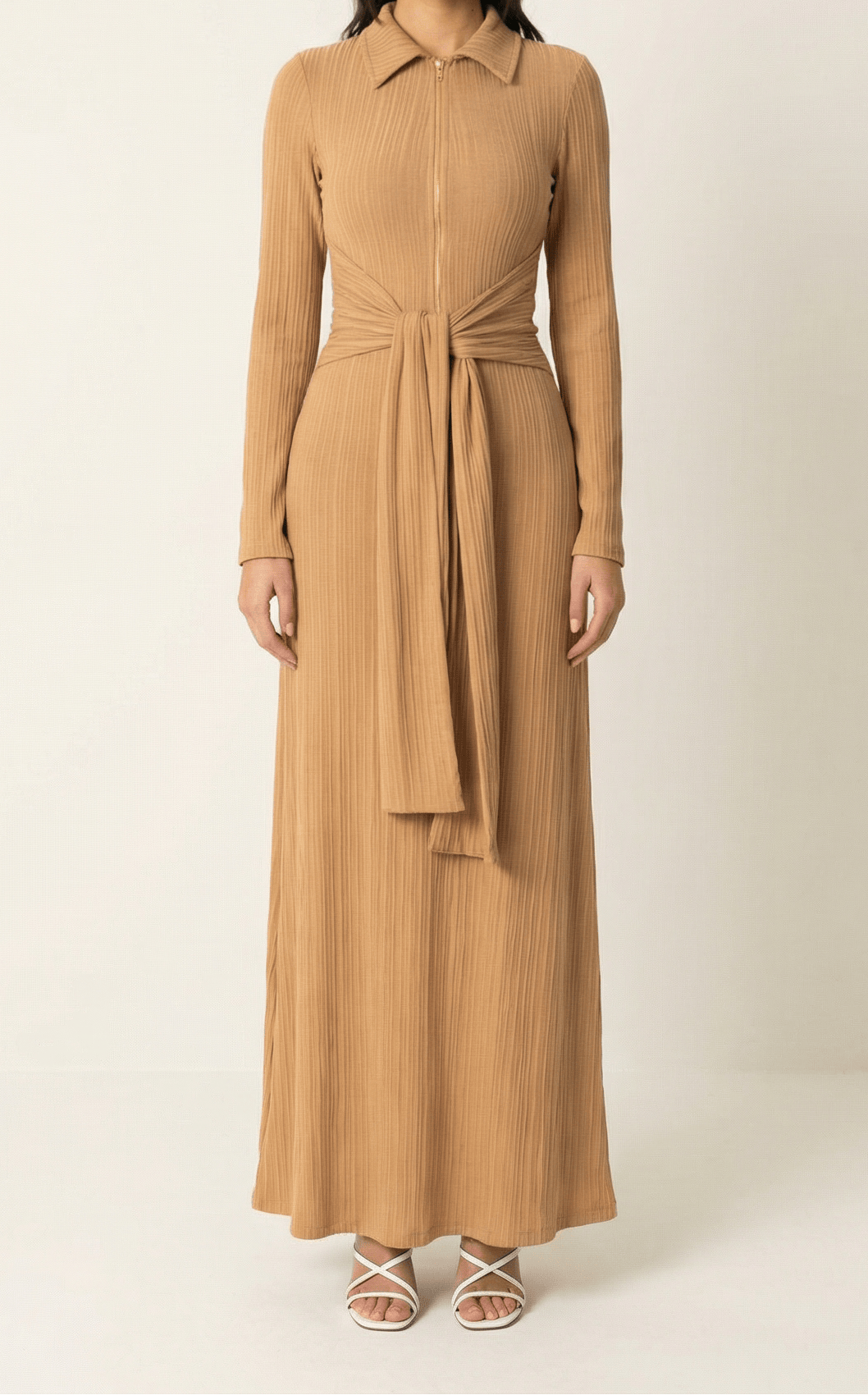 So chic Ribbed Bodycon maxi Dress Kabayare