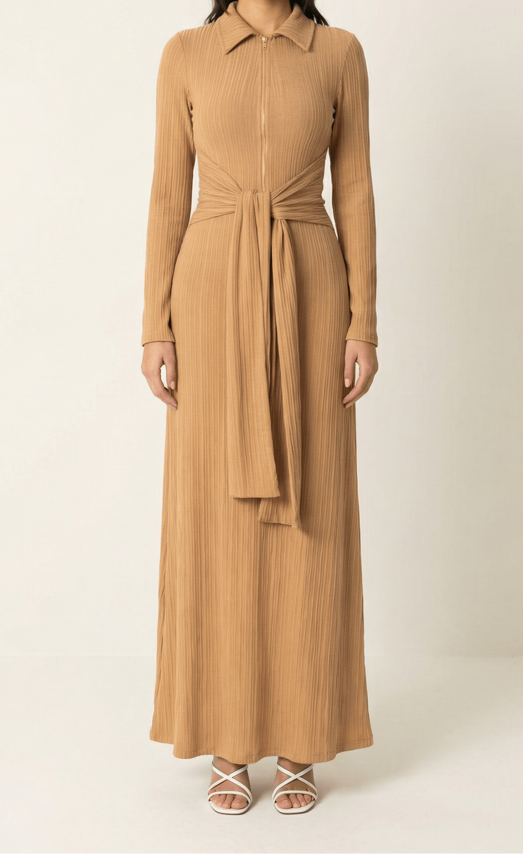 So chic Ribbed Bodycon maxi Dress Kabayare