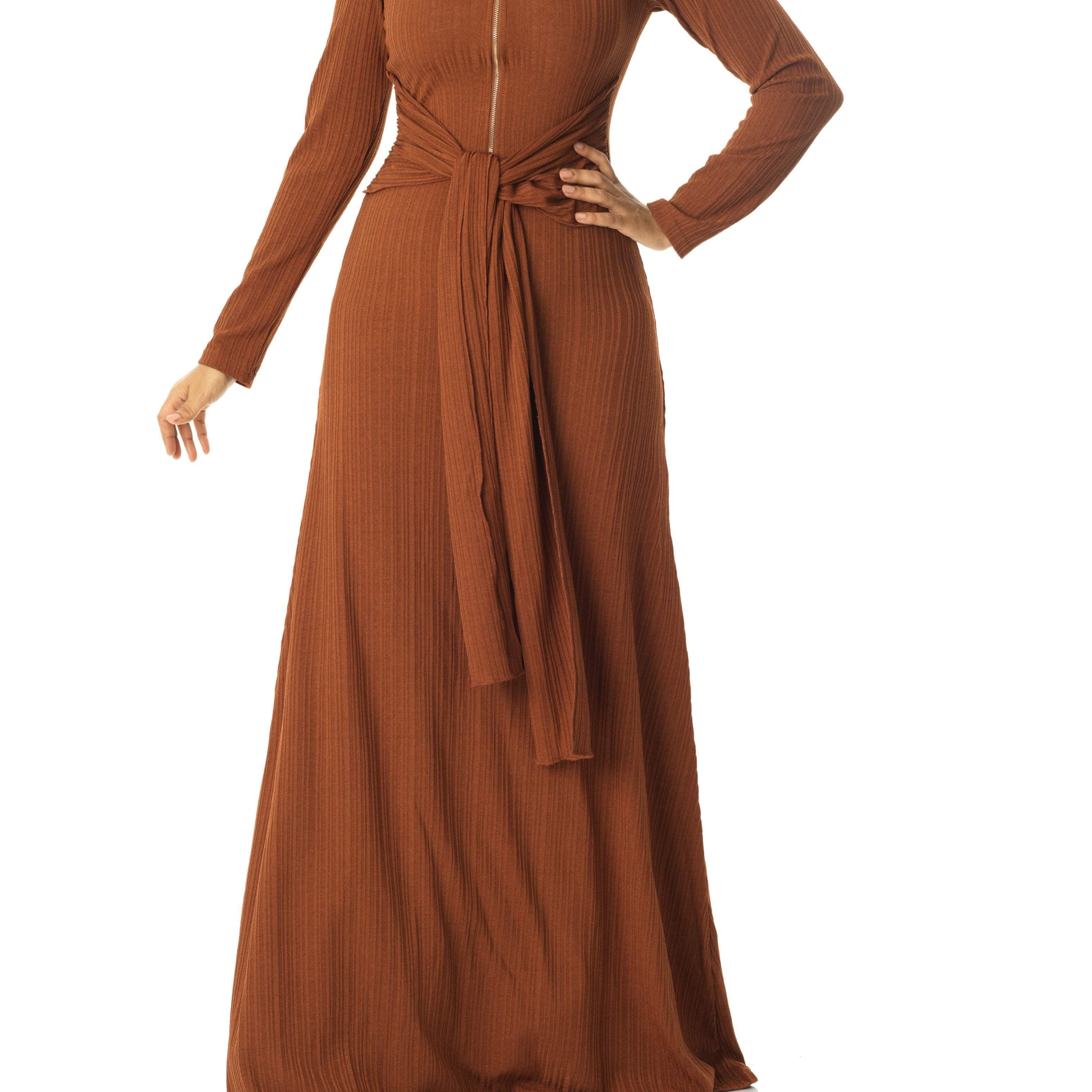 So chic Ribbed Bodycon maxi Dress Kabayare