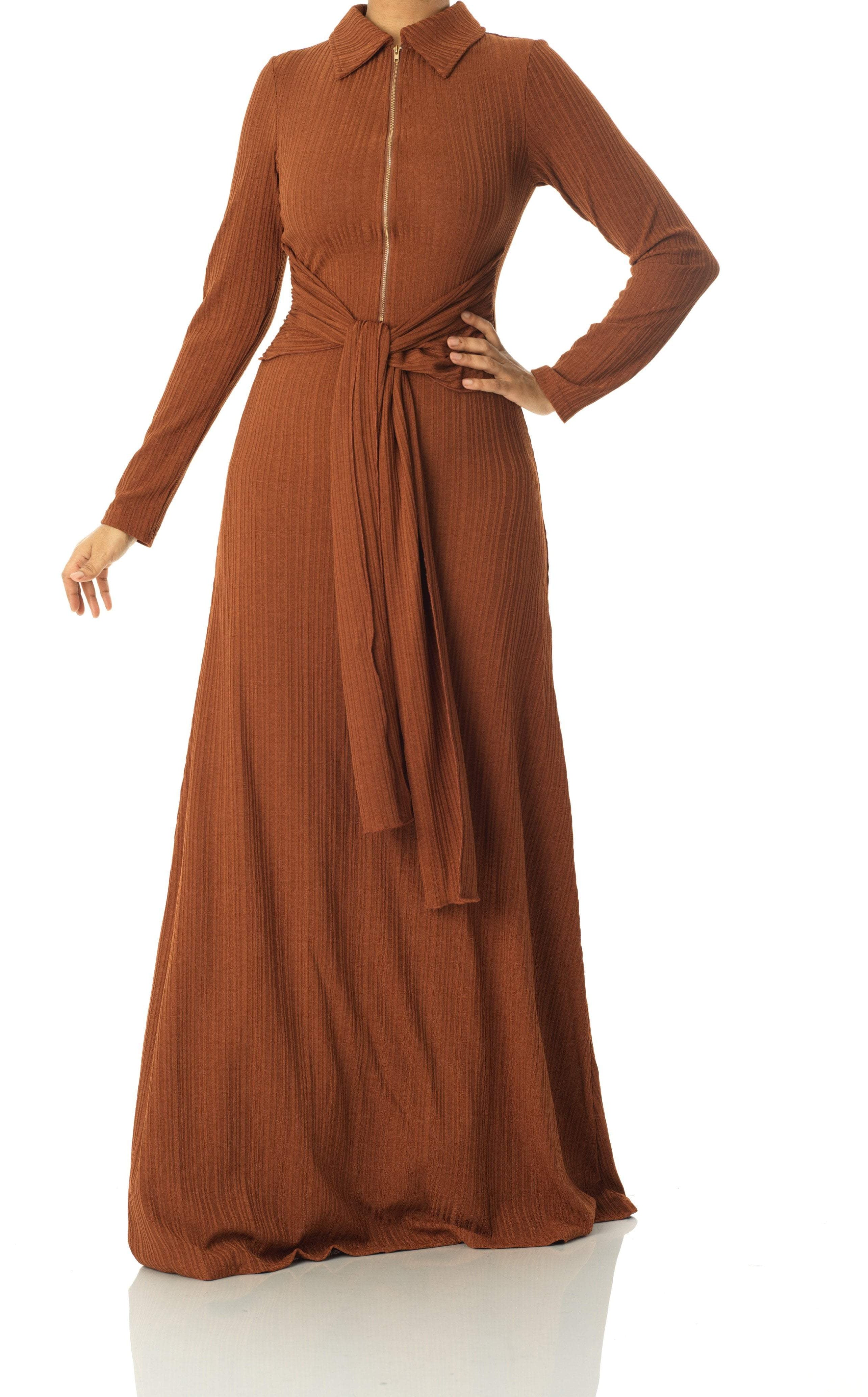 So chic Ribbed Bodycon maxi Dress Kabayare